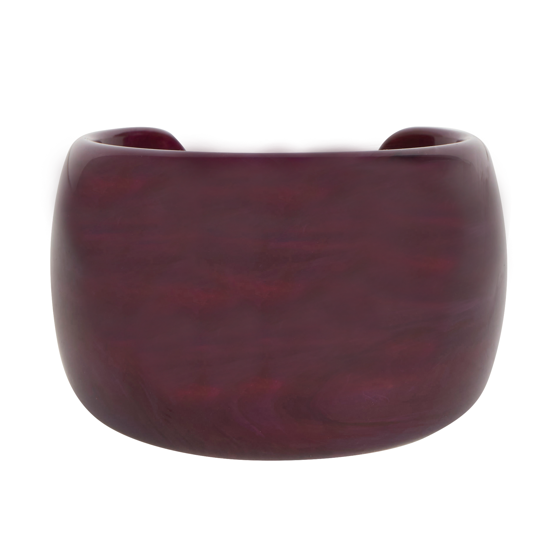 Bracelet large marbré SESSUN Rouge