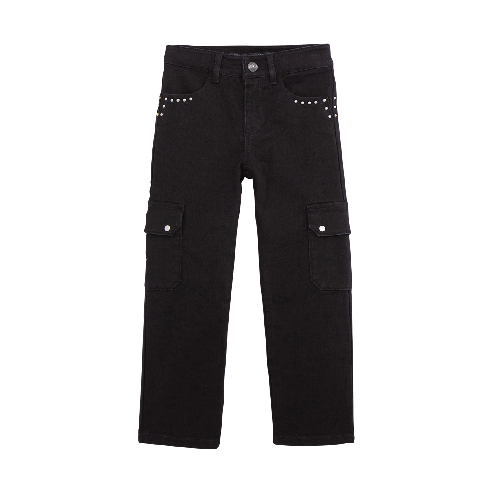 Jean droit en coton mélangé IKKS JUNIOR Noir