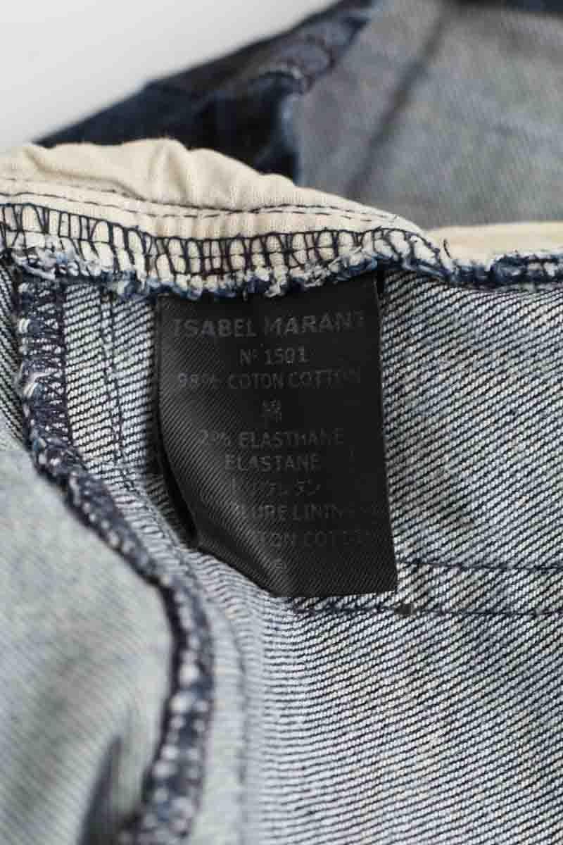 Cotton mini skirt ISABEL MARANT ÉTOILE - SECONDE MAIN Blue