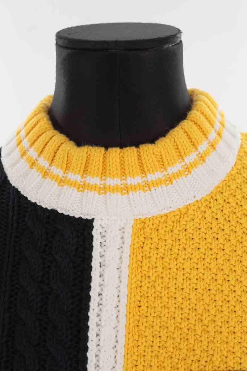 Cotton pullover TOMMY HILFIGER - SECONDE MAIN Yellow