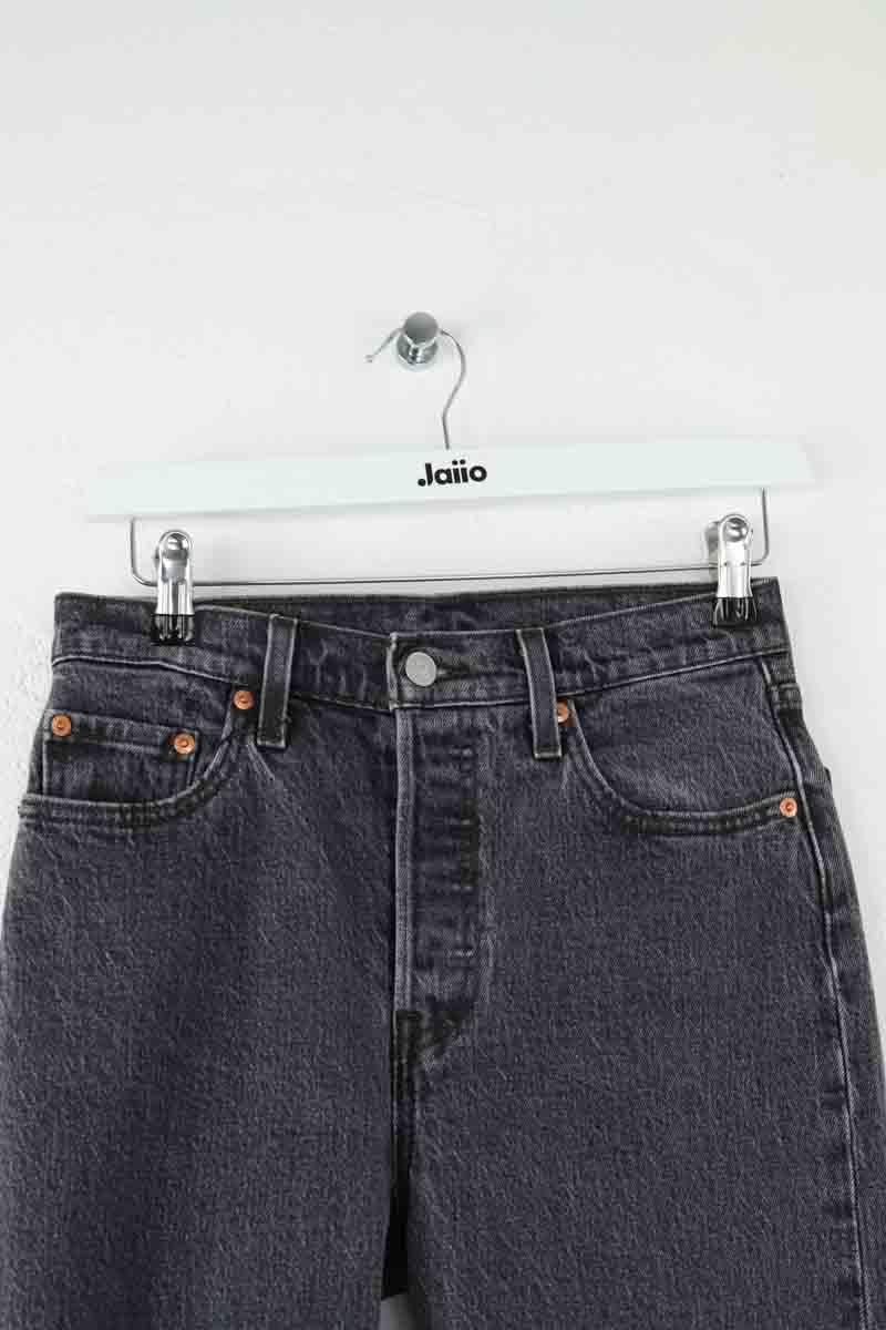 Cotton skinny jeans LEVI'S - Seconde main Black