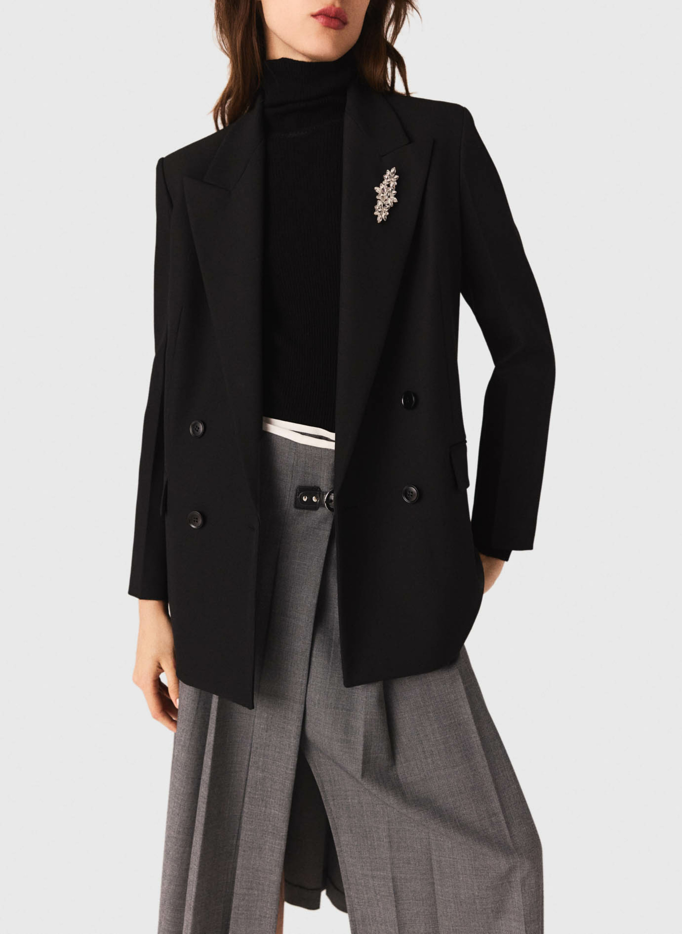 Veste de tailleur  MAJE Noir