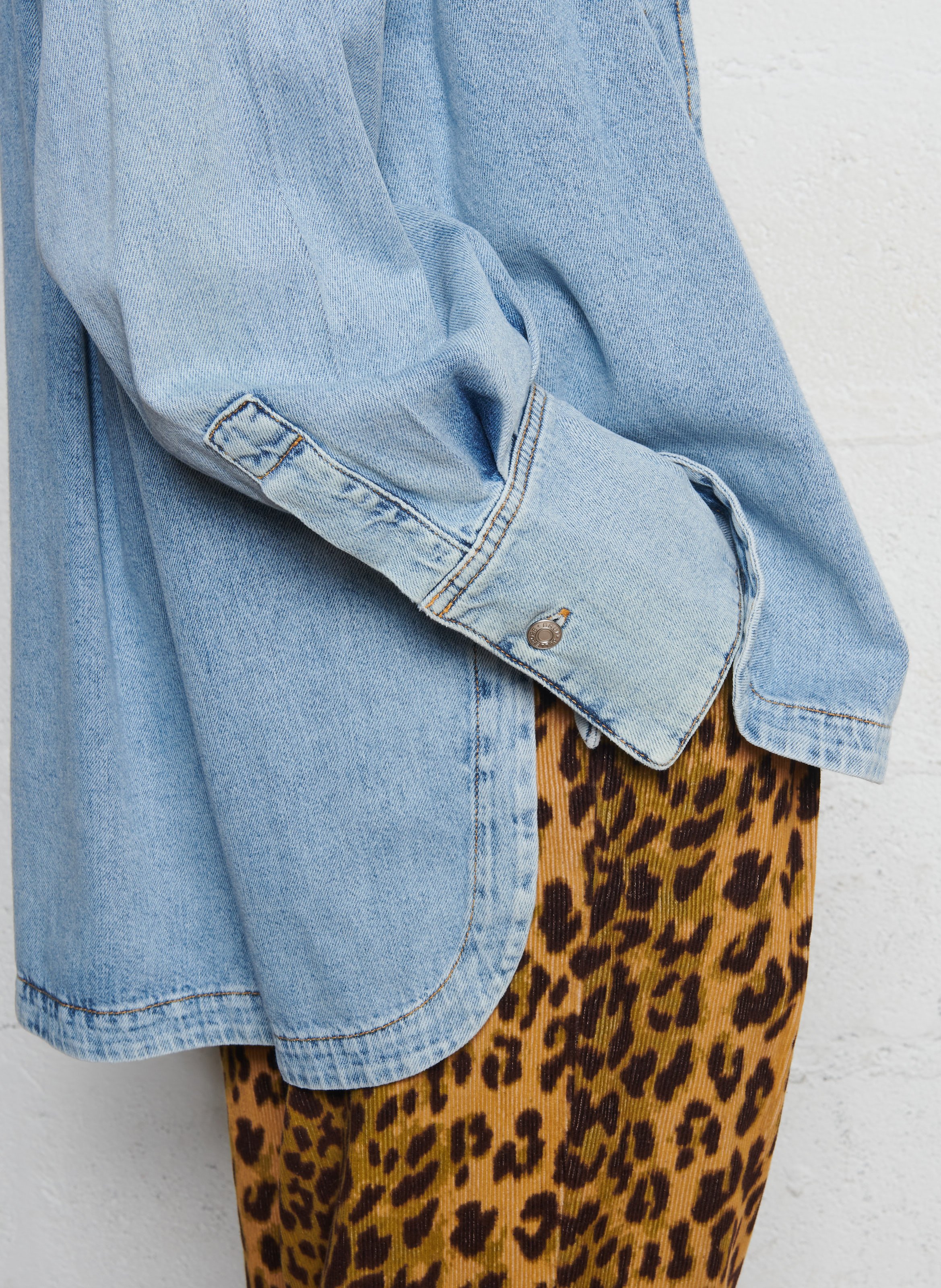 Denim overshirt BELLEROSE Blauw