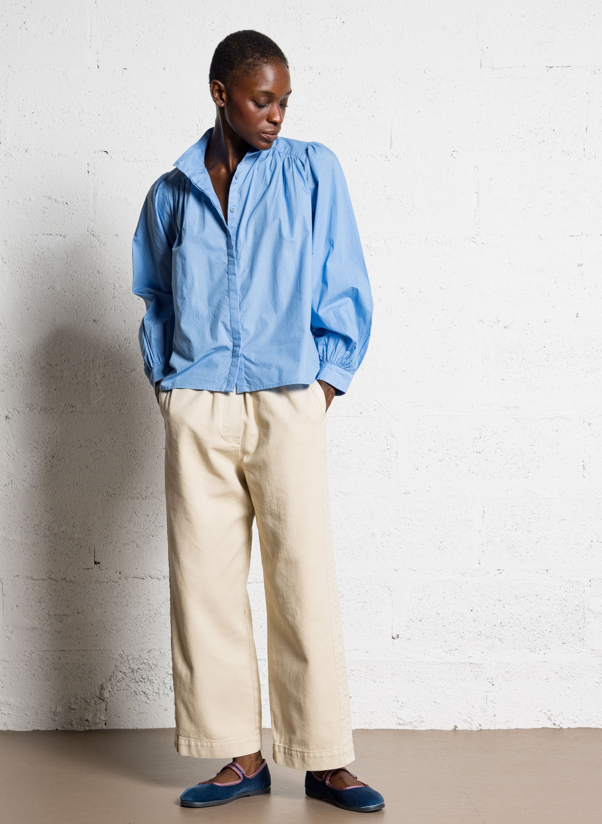 Velour ballet pumps VICTORIA Multicolored