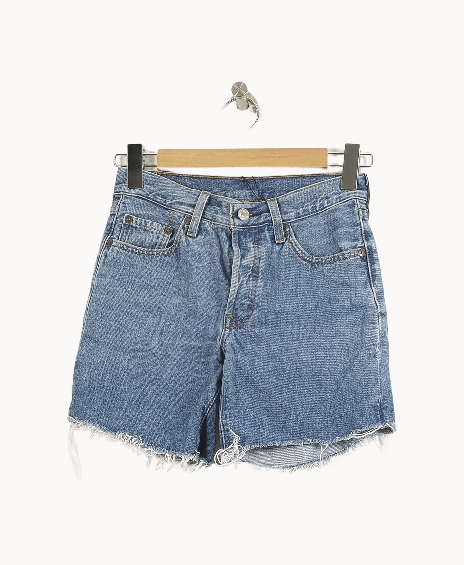 Alessia stretch cotton denim shorts LEVI'S - Seconde main Blue