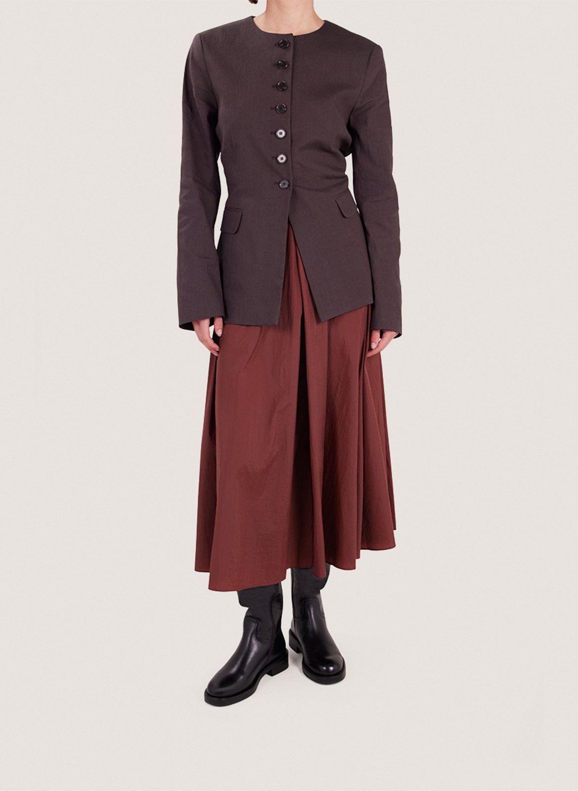 Ary leather boots JONAK Black