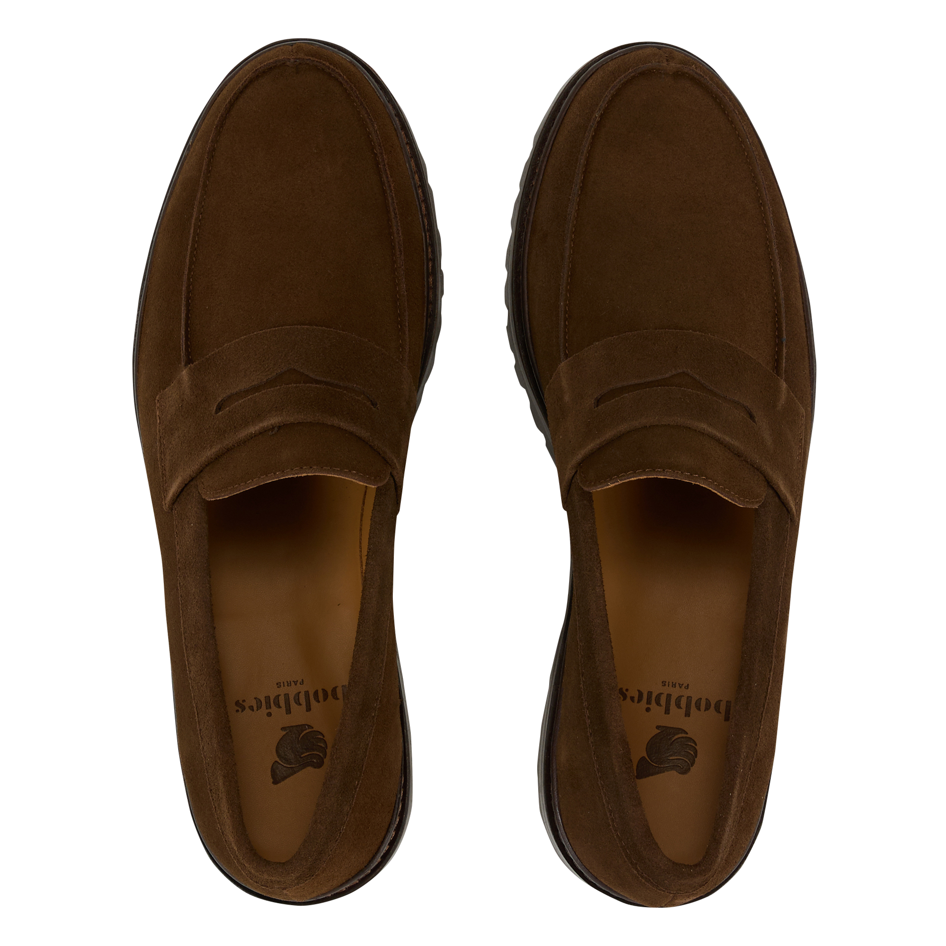 Mocassins en cuir BOBBIES Marron