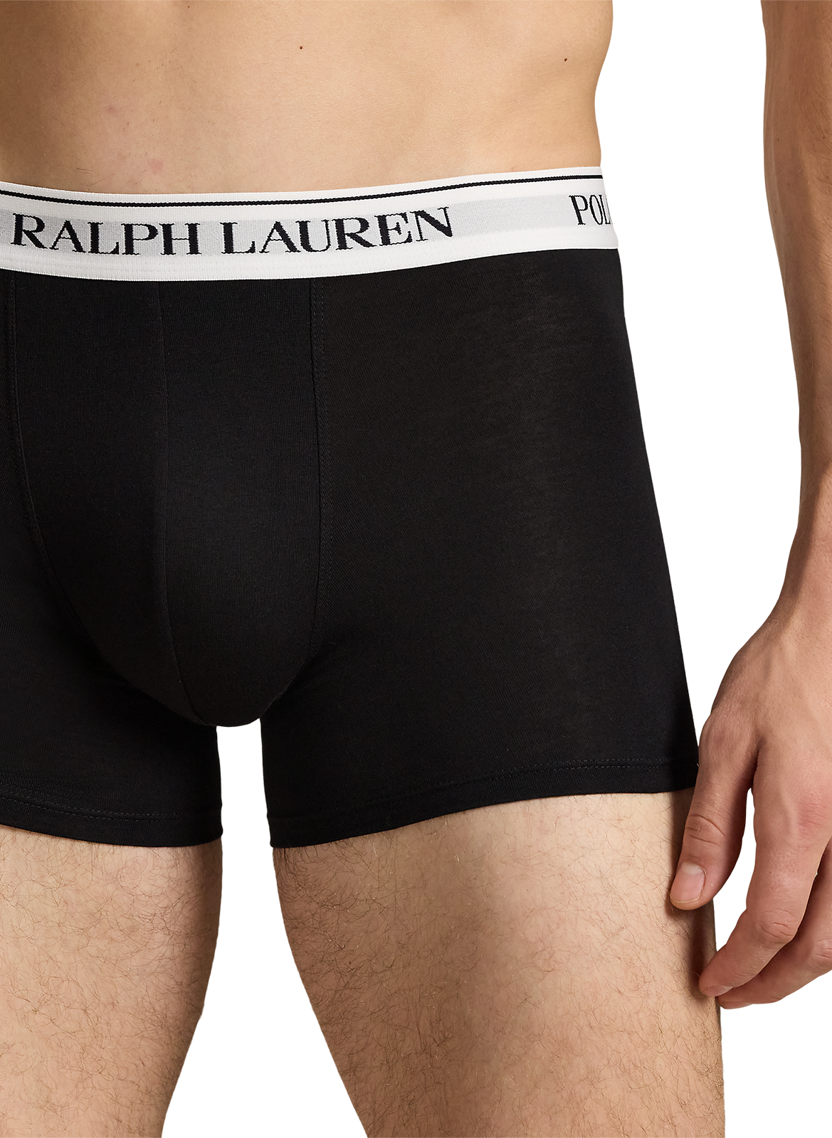 Lot de 3 boxers en coton mélangé POLO RALPH LAUREN Noir