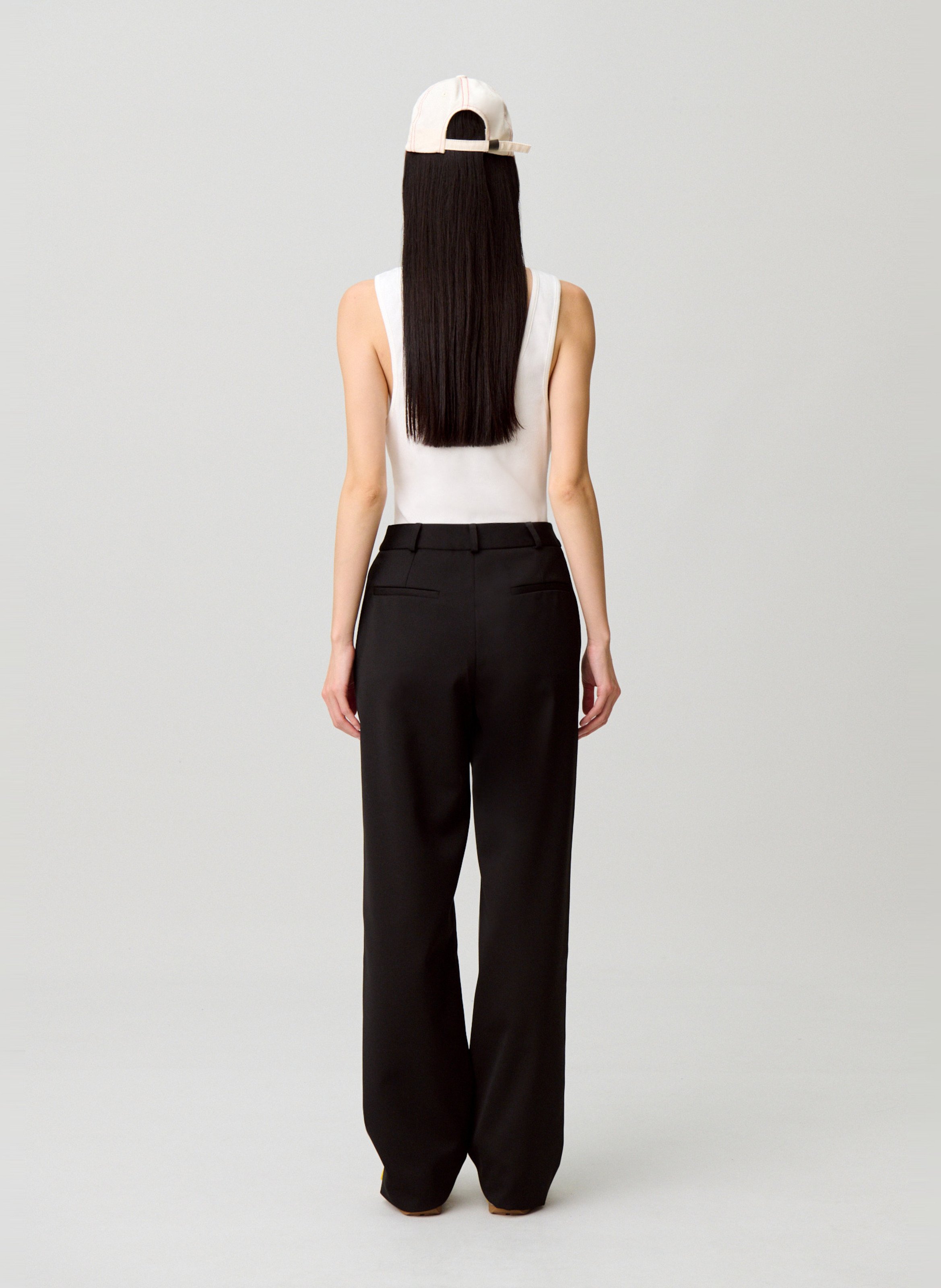 Bandplooibroek CLAUDIE PIERLOT Zwart