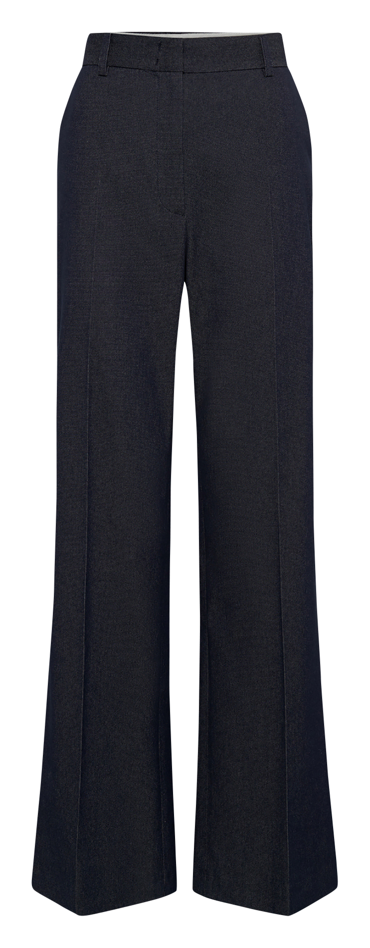 Pantalon évasé taille haute en coton mélangé GERARD DAREL Bleu