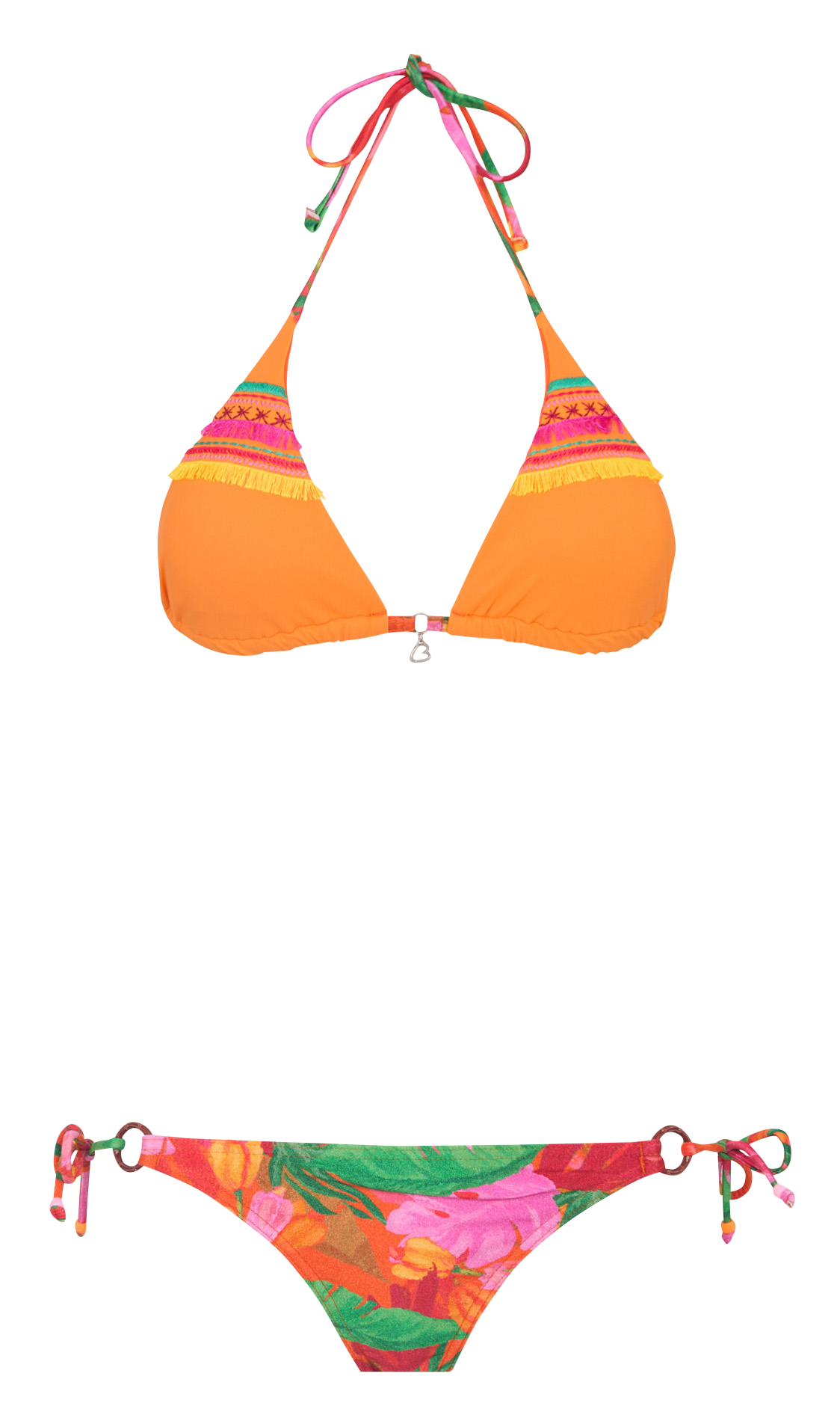 Two-piece printed swimsuit BANANA MOON Orange