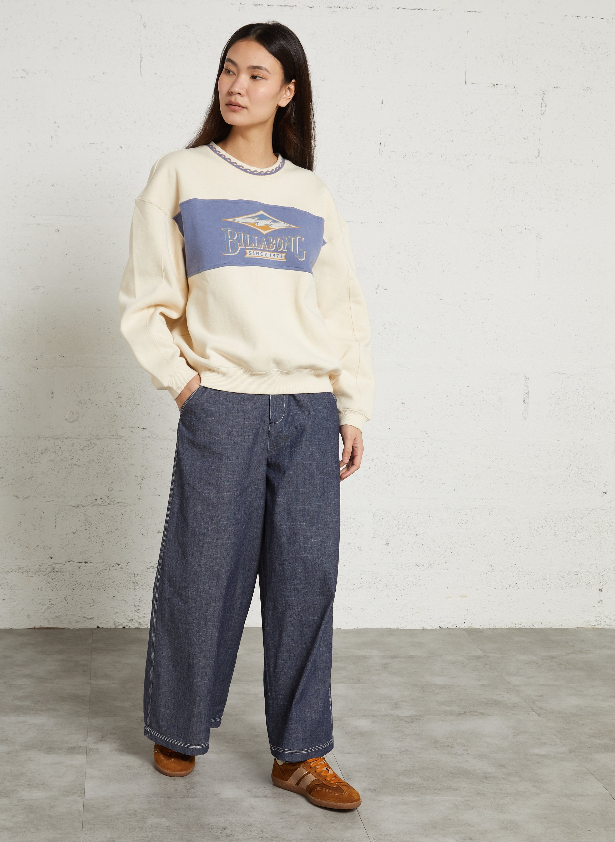 Gestreiftes Poloshirt BILLABONG Weiss