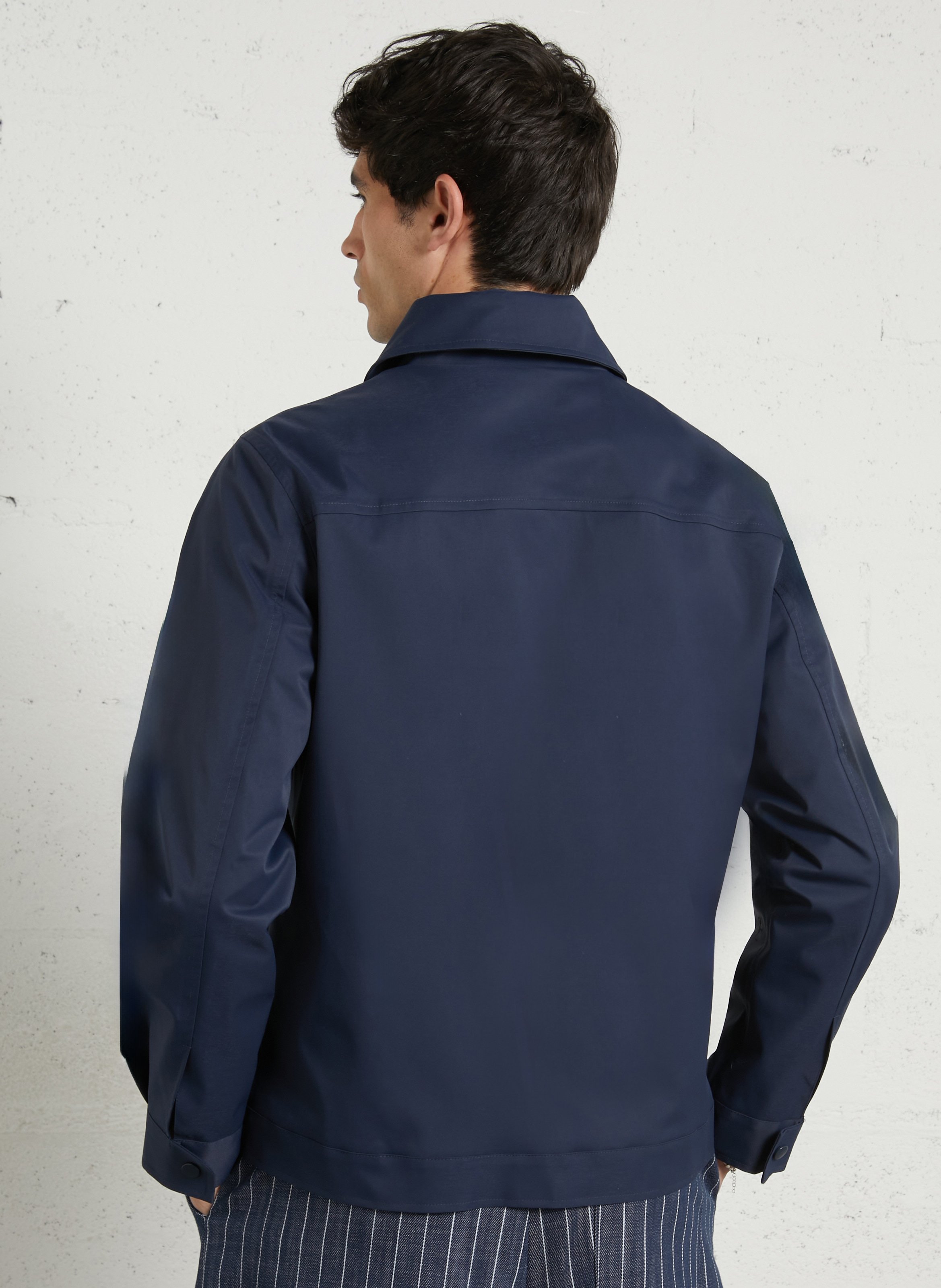 Klassischer wasserdichter Mantel FLOTTE Blau