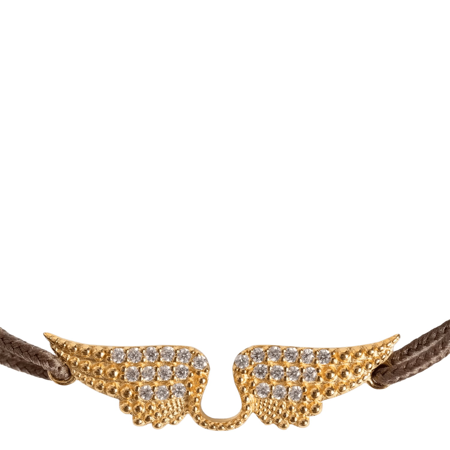 Bracelet à strass ZADIG&VOLTAIRE Marron
