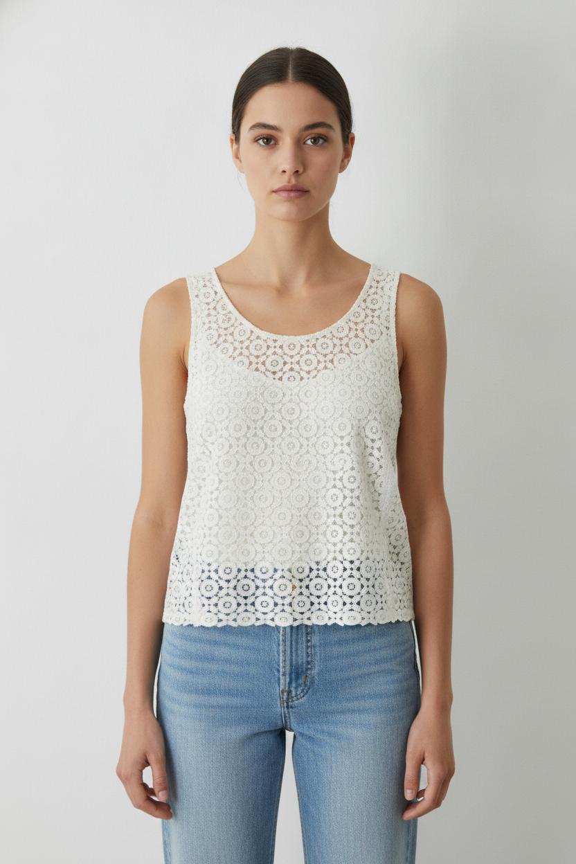 Top & tank top COMPTOIR DES COTONNIERS - Seconde main White