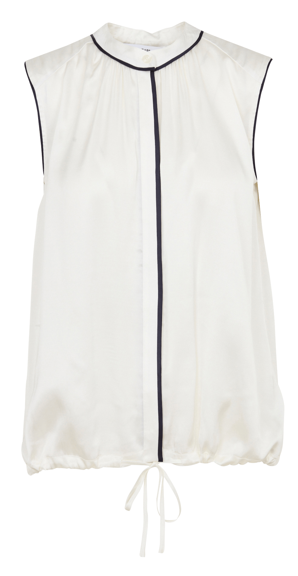 Mouwloze oversized top ZAPA Wit