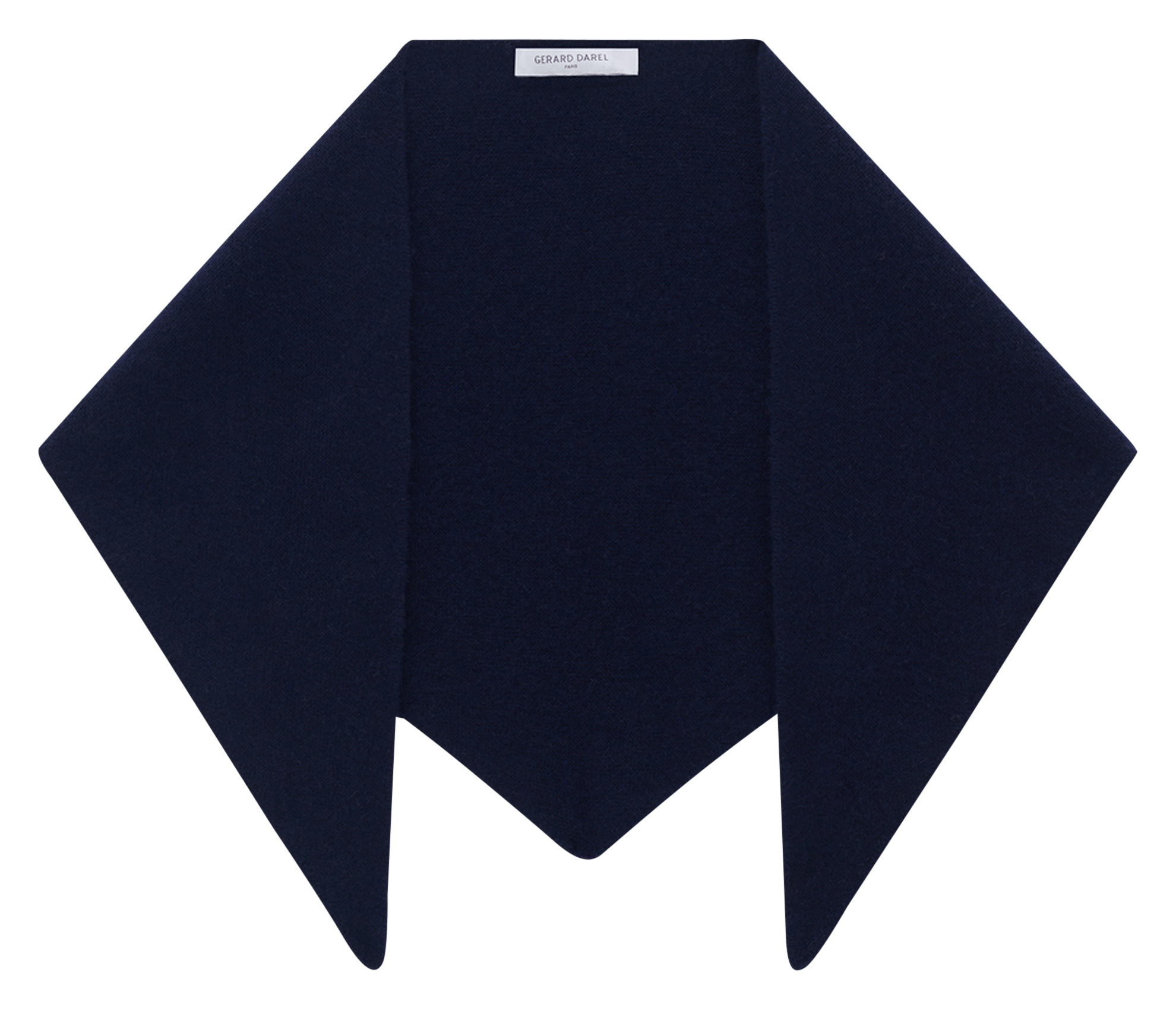 Cashmere triangle scarf GERARD DAREL Blue
