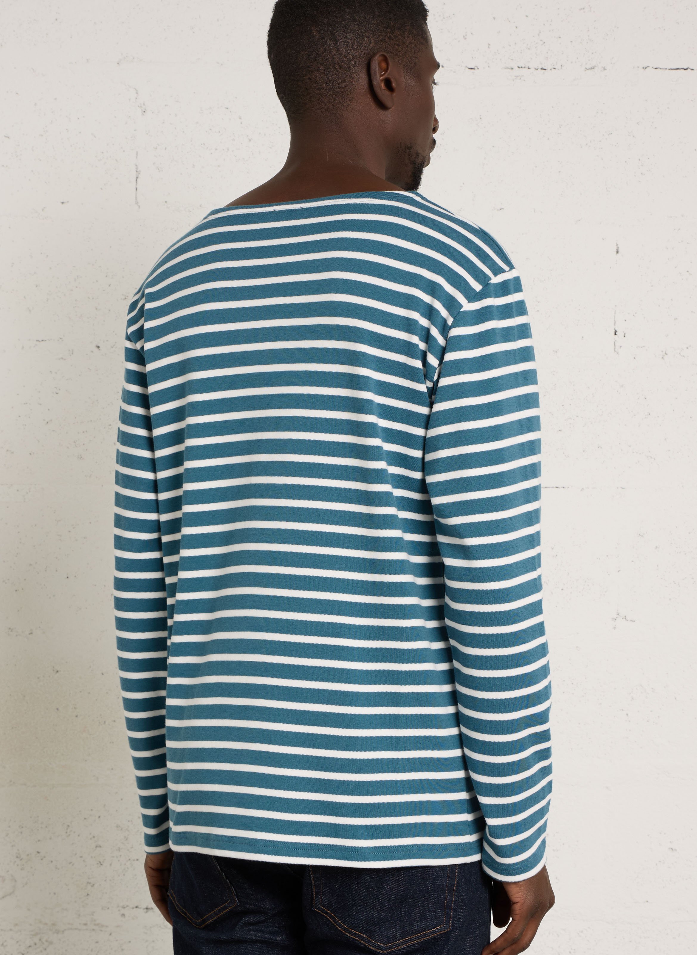 Marinière regular-fit en coton ARMOR LUX Bleu