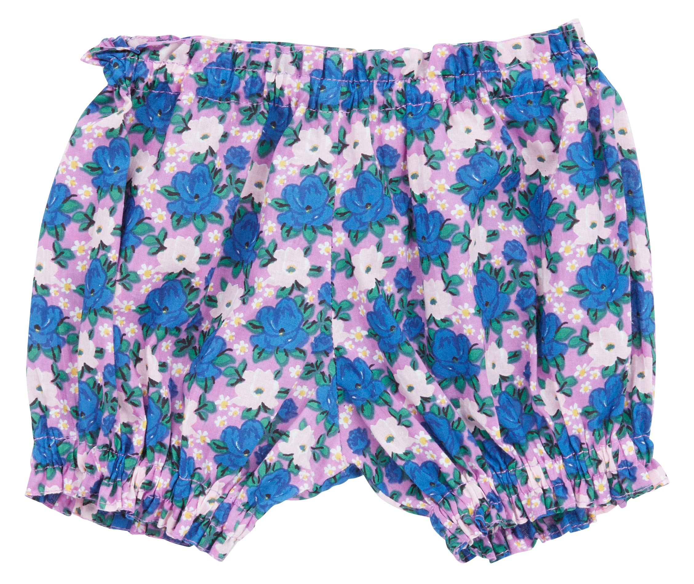 Bloomer en coton imprimé  LUCAS DU TERTRE Bleu