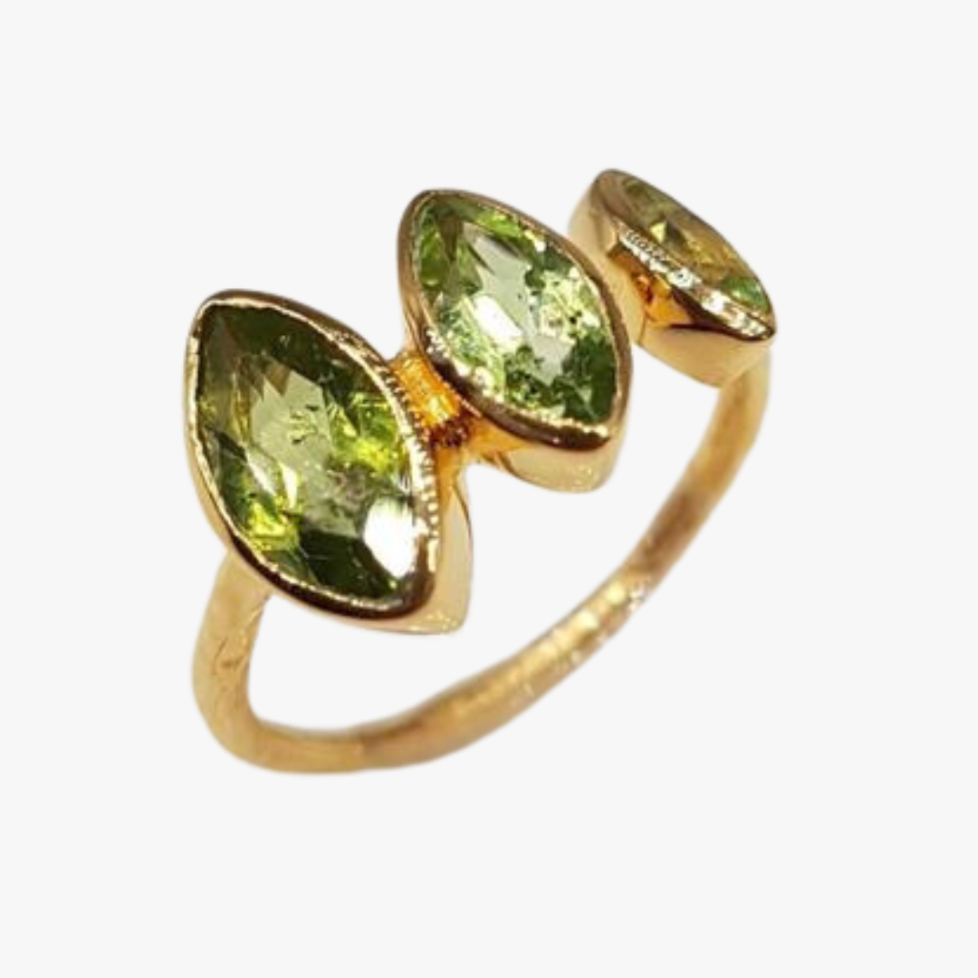Peridot ring GINANDGER Green