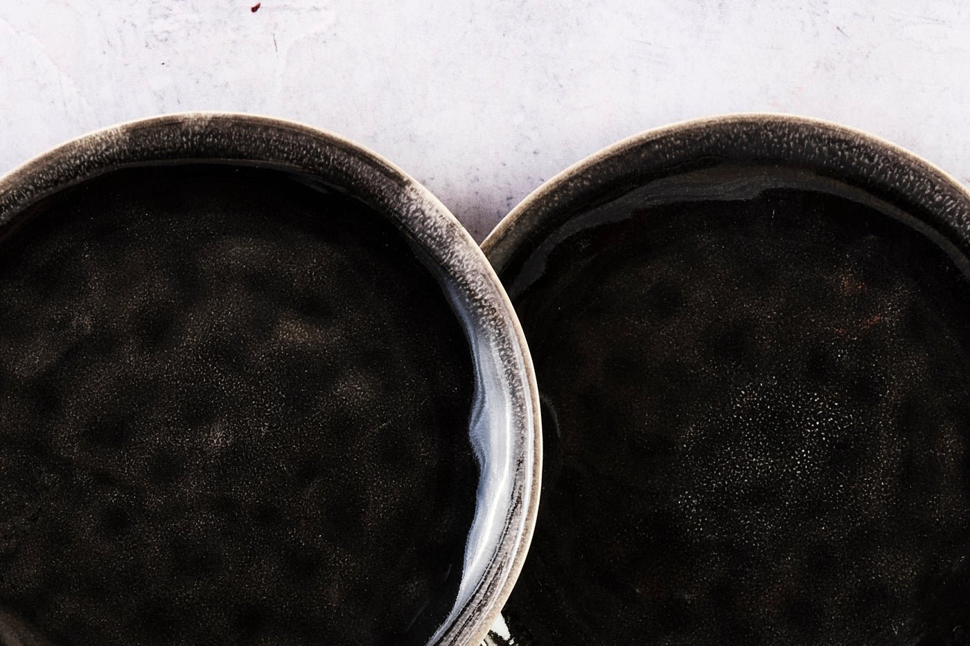 MOON -  6-piece plate set BJORN Black