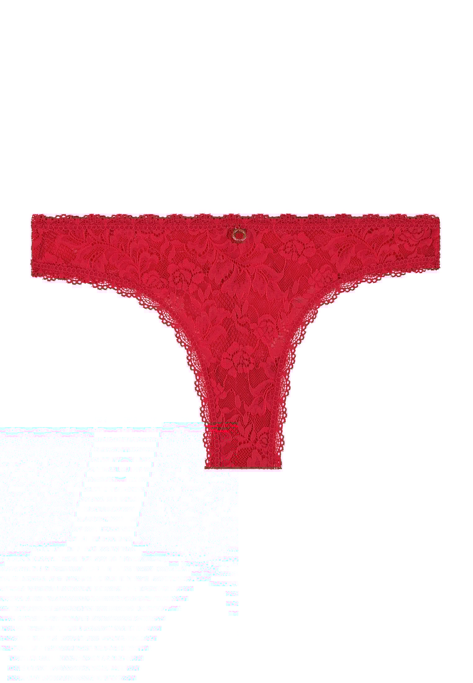 Cotton tanga AUBADE Red