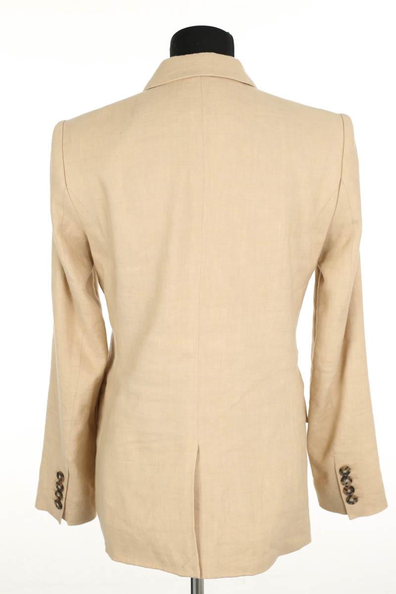 Linen blazer FRAME - Seconde Main Beige