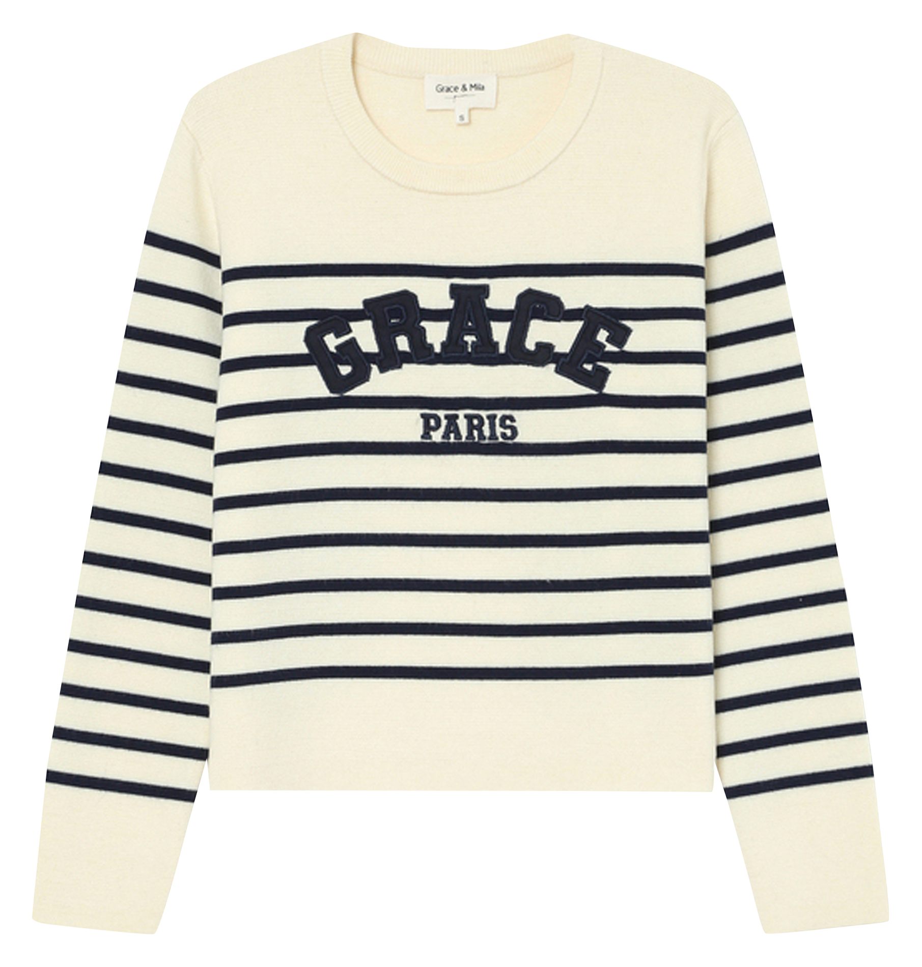 High-neck sweater GRACE ET MILA White