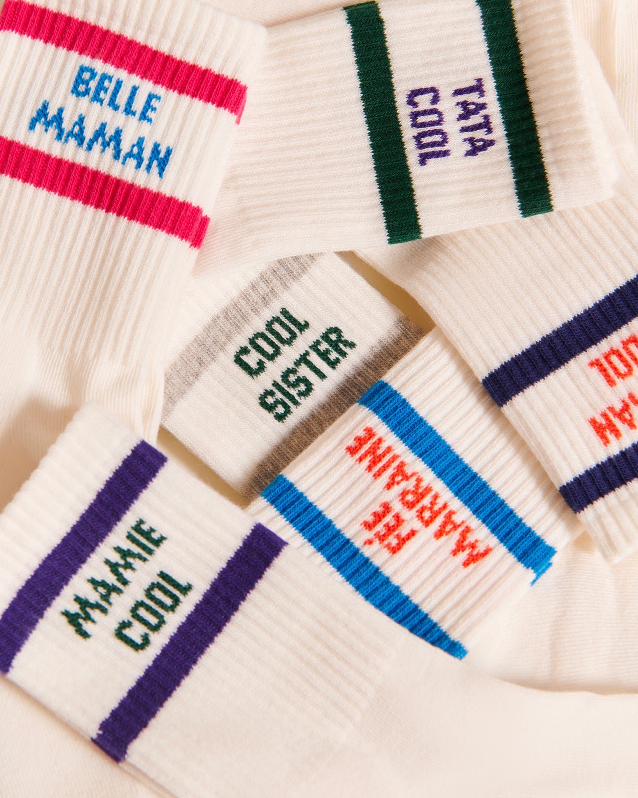 Les chaussettes belle maman EMOI EMOI Blanc