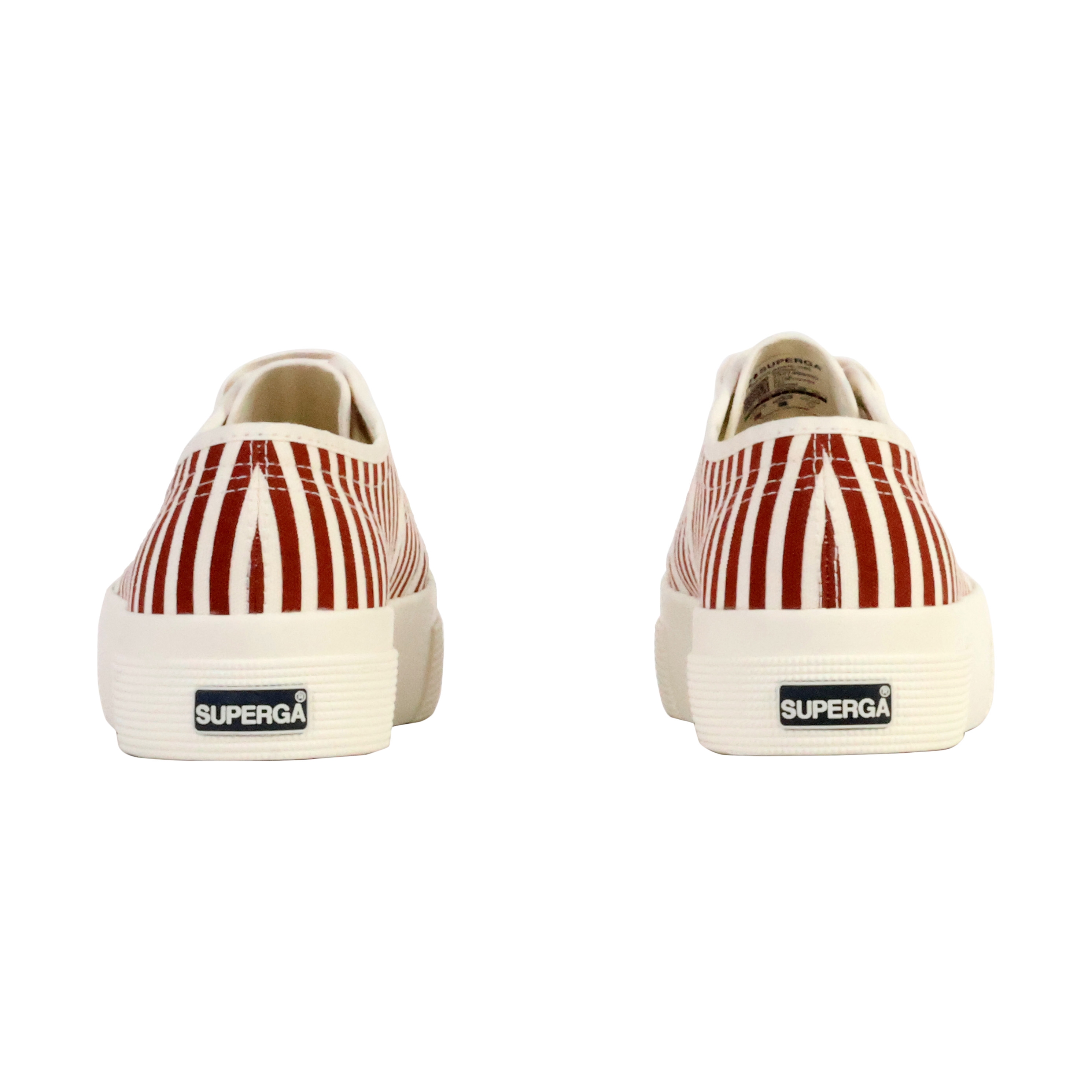 Superga Stripes Print Lace-Up Sneakers SUPERGA Red