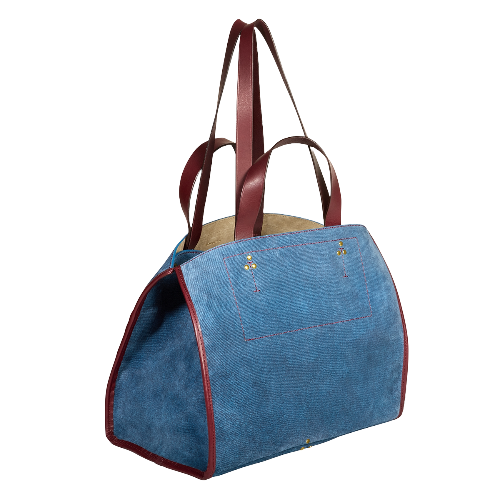 Denim tote bag JEROME DREYFUSS Blue