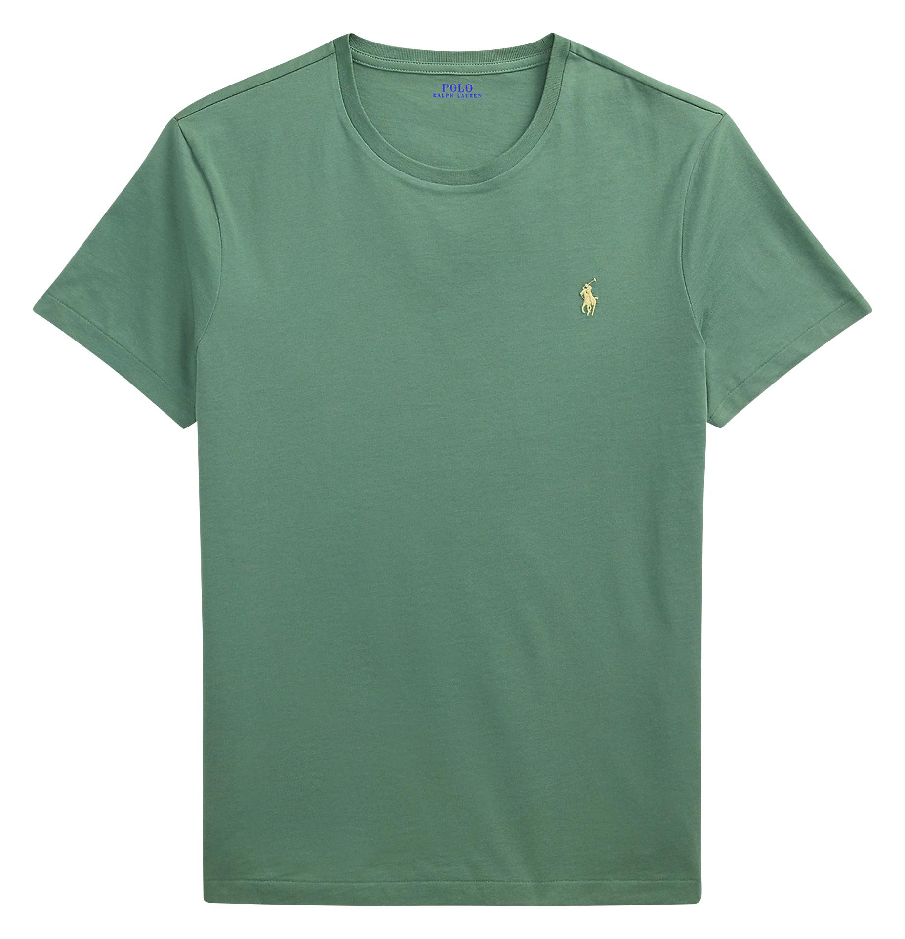 Tee-shirt col rond slim-fit en coton POLO RALPH LAUREN Vert