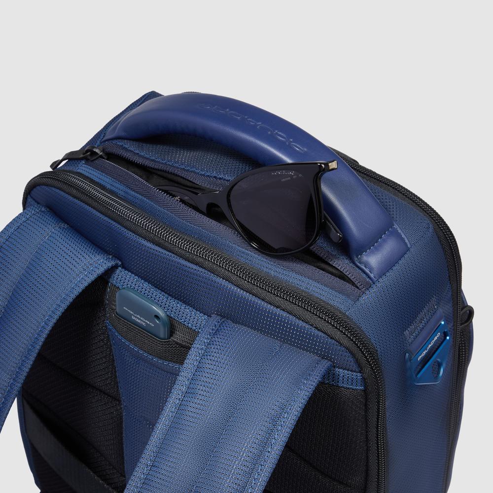 Travel backpack for 14-inch laptop PIQUADRO Blue