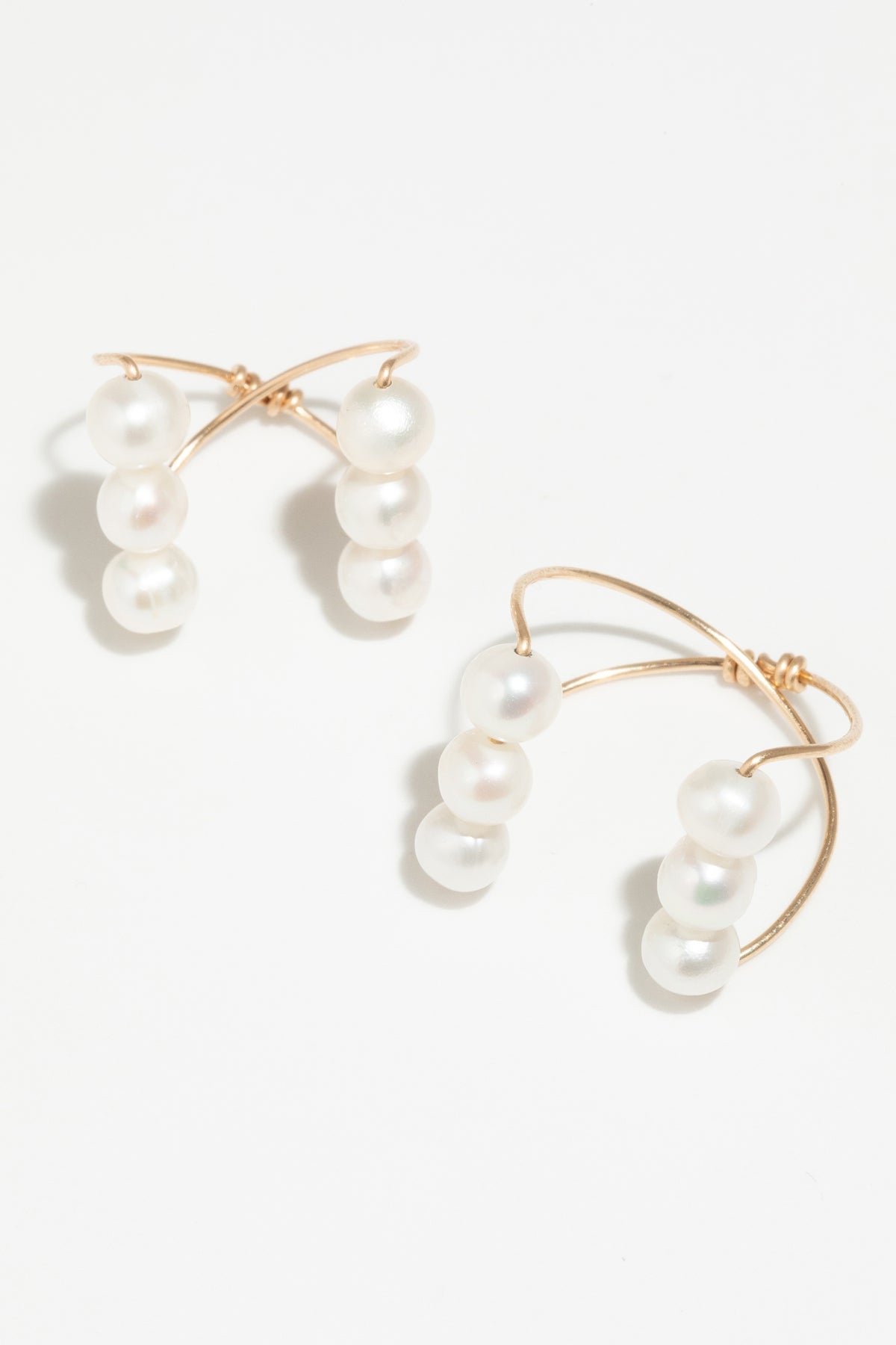 Large sand pearl ring YAY Golden