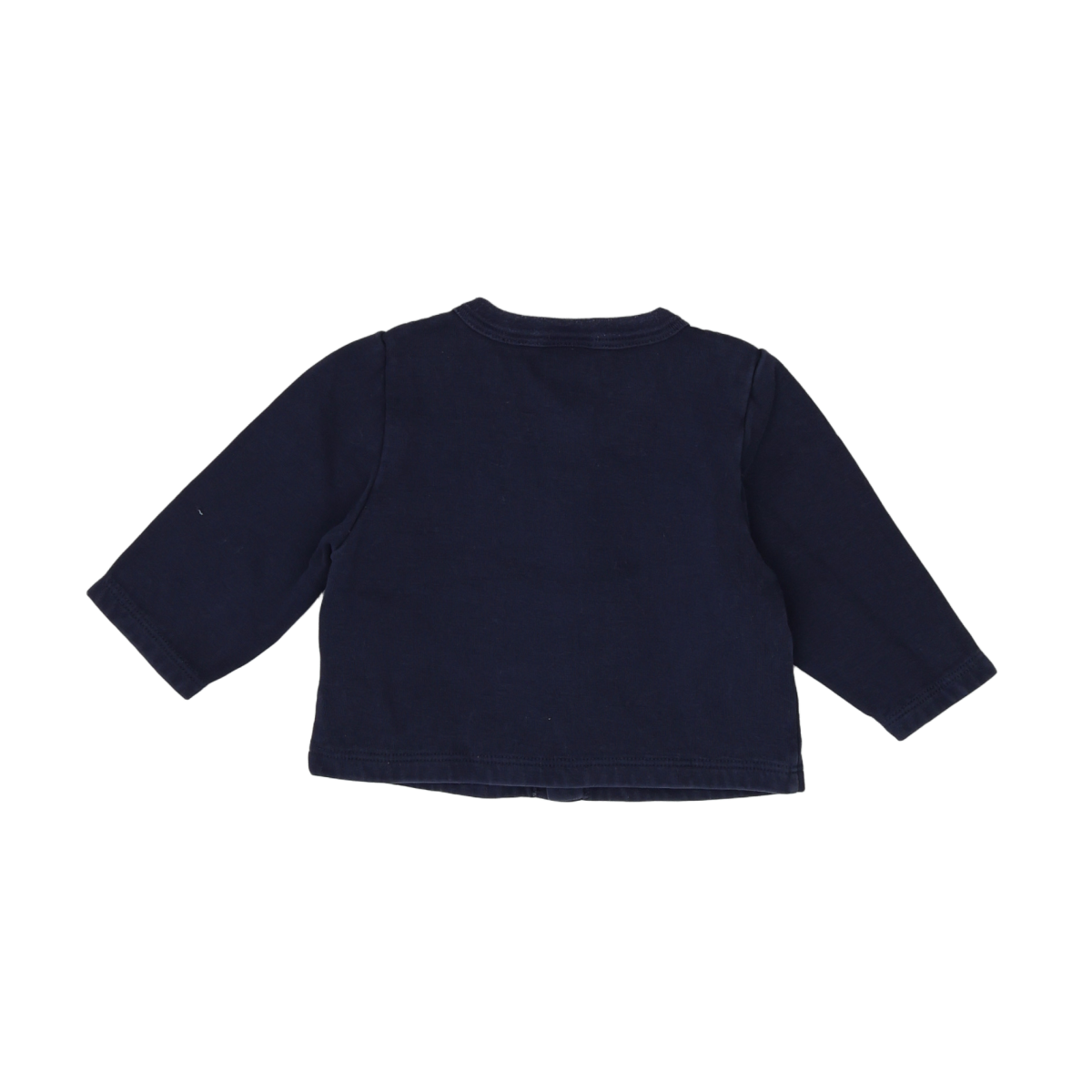 Blue baby cardigan - 6 months PETIT BATEAU - Seconde Main Blue