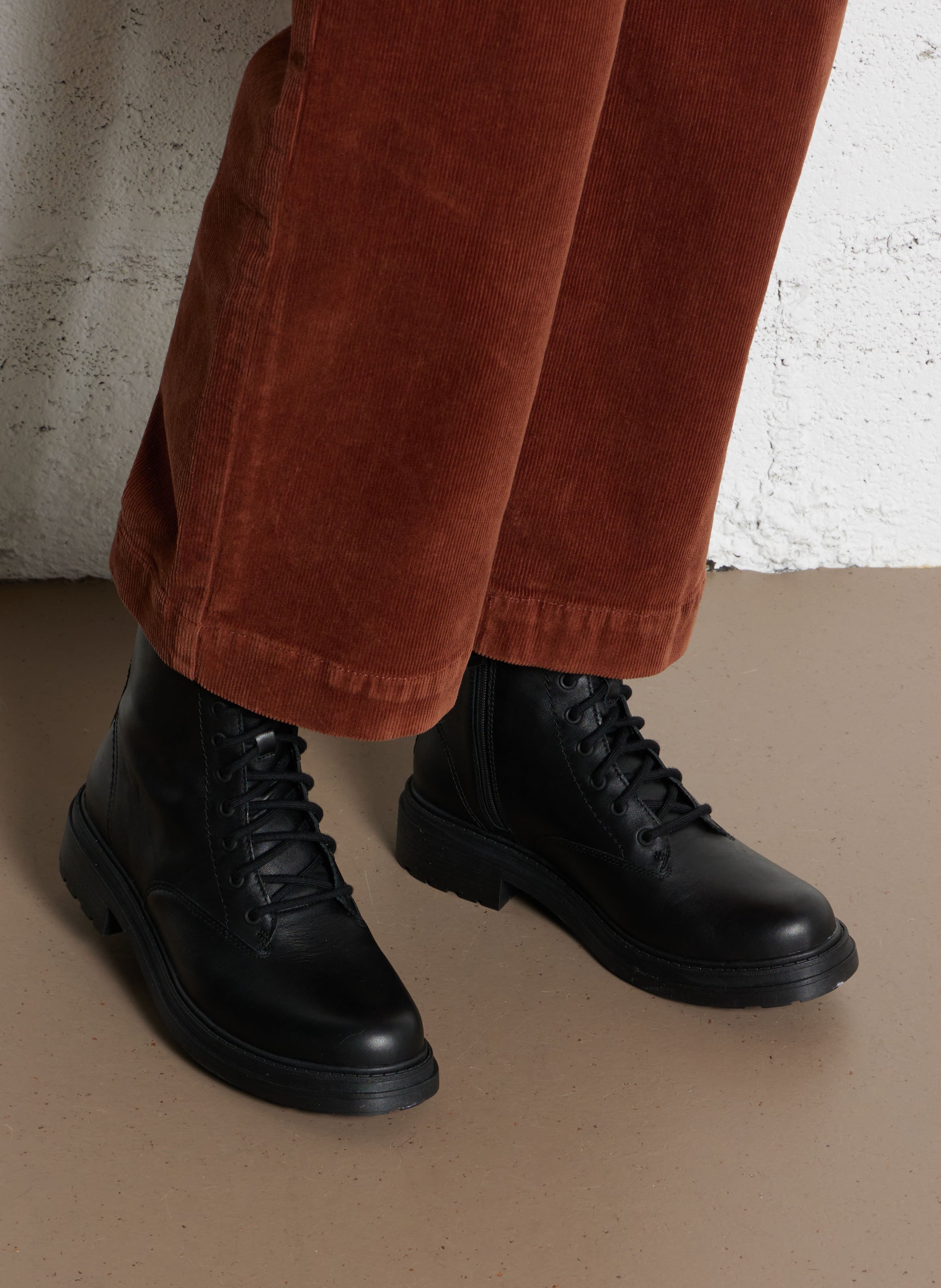 Leren laarzen CLARKS Zwart