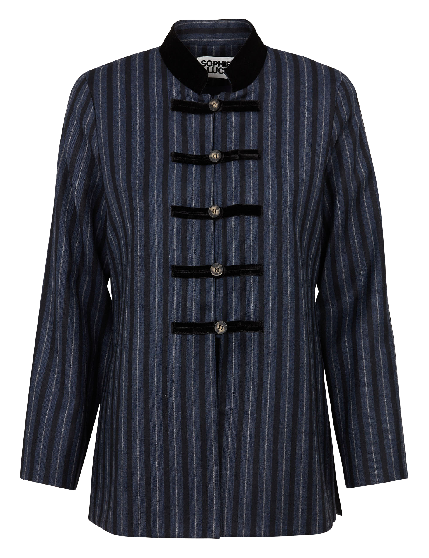 Officer collar coat SOPHIE+LUCIE Blue
