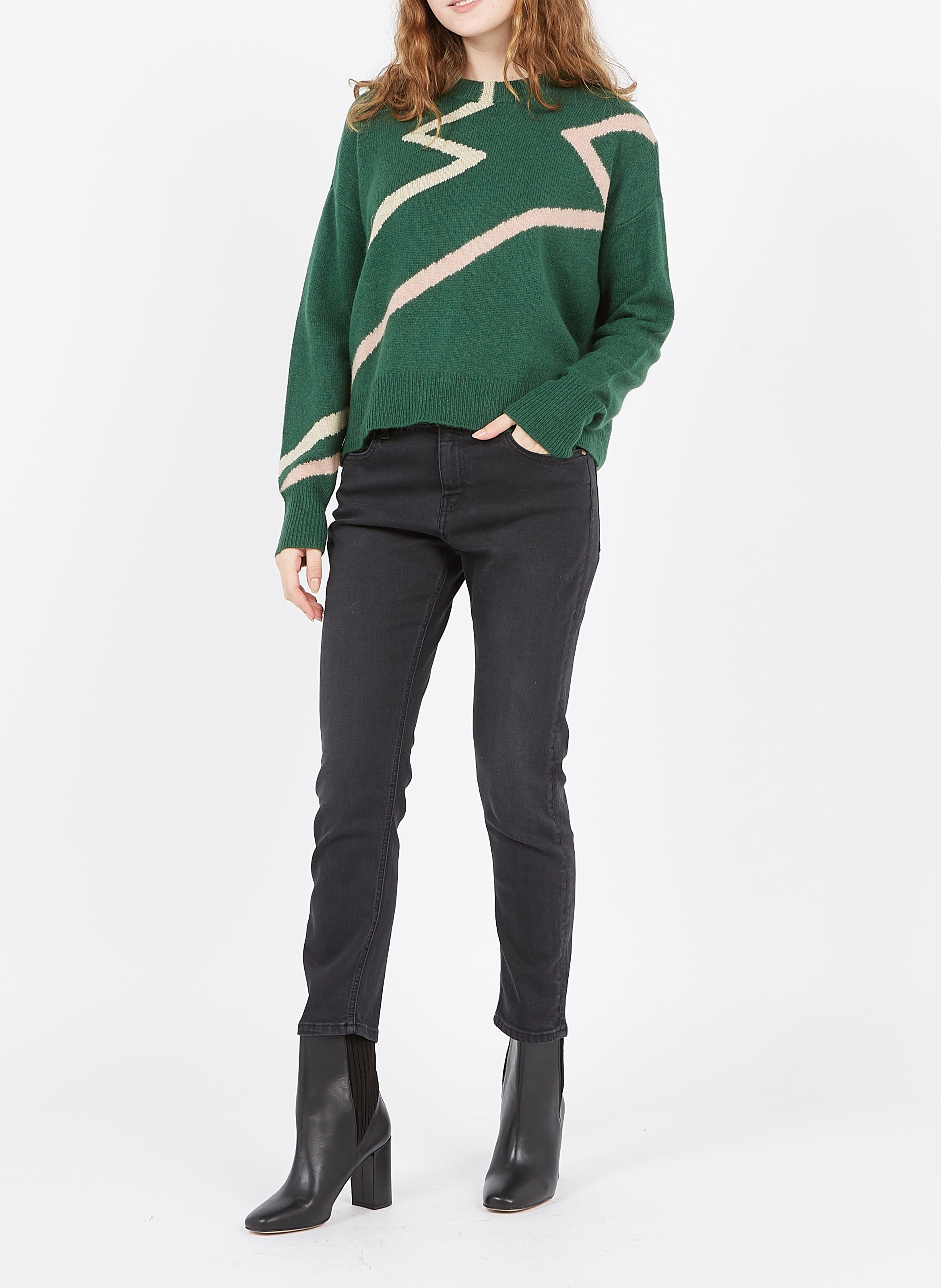 Rechte 5-pocketjeans ACQUAVERDE Zwart