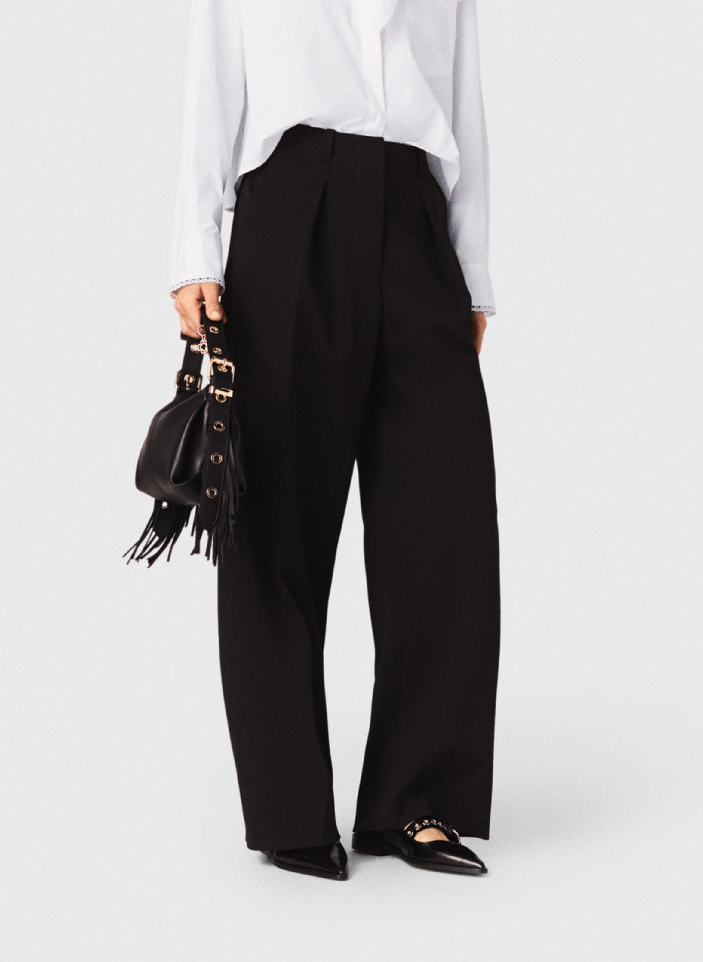 Palazzo pants MAJE Black