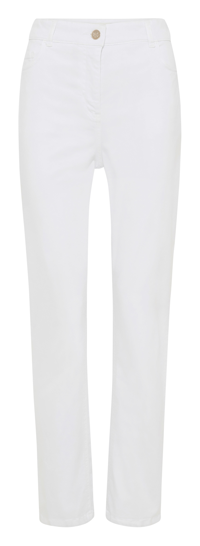 Jean ajusté en coton mélangé GERARD DAREL Blanc