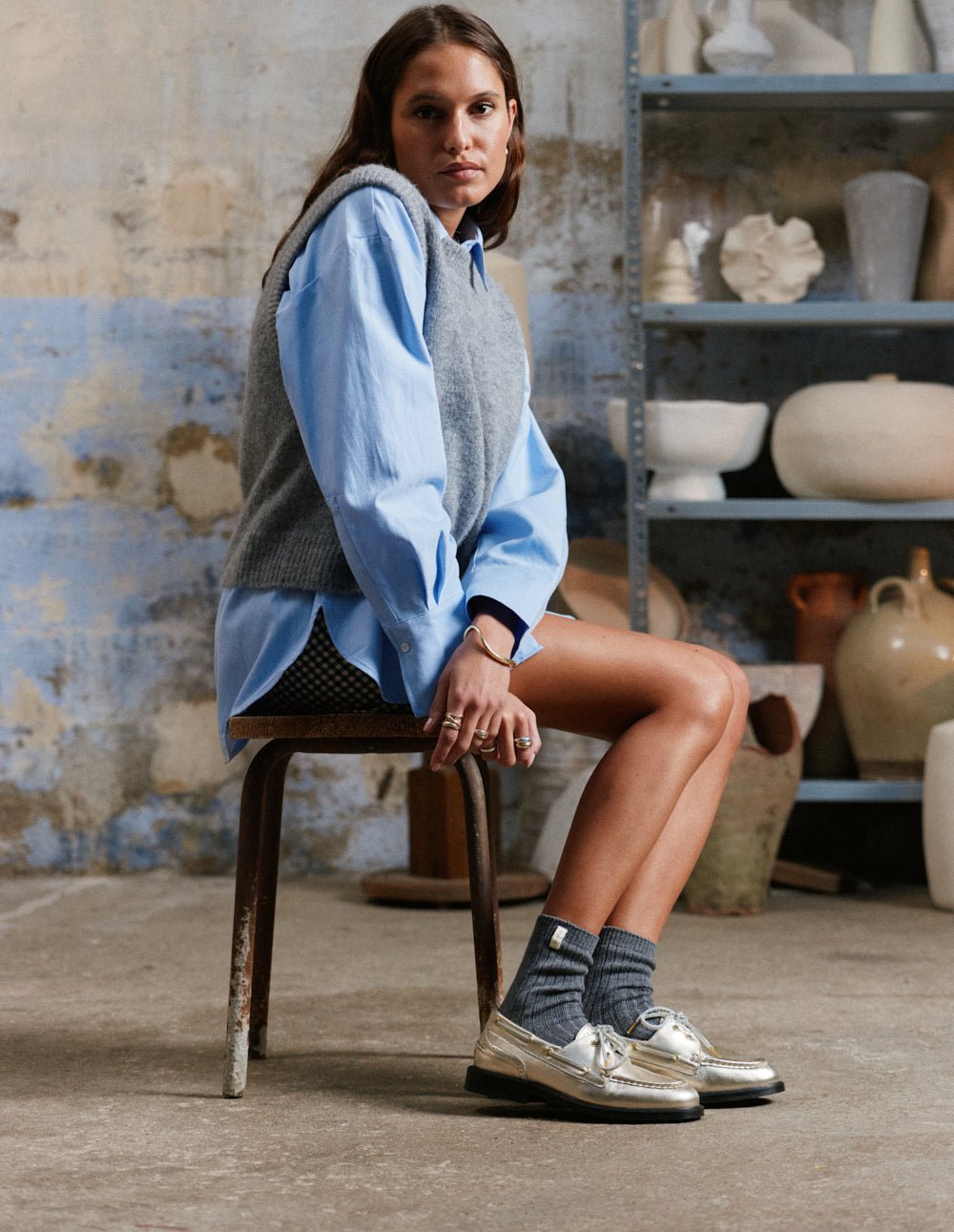 Derby shoes ODAJE Golden