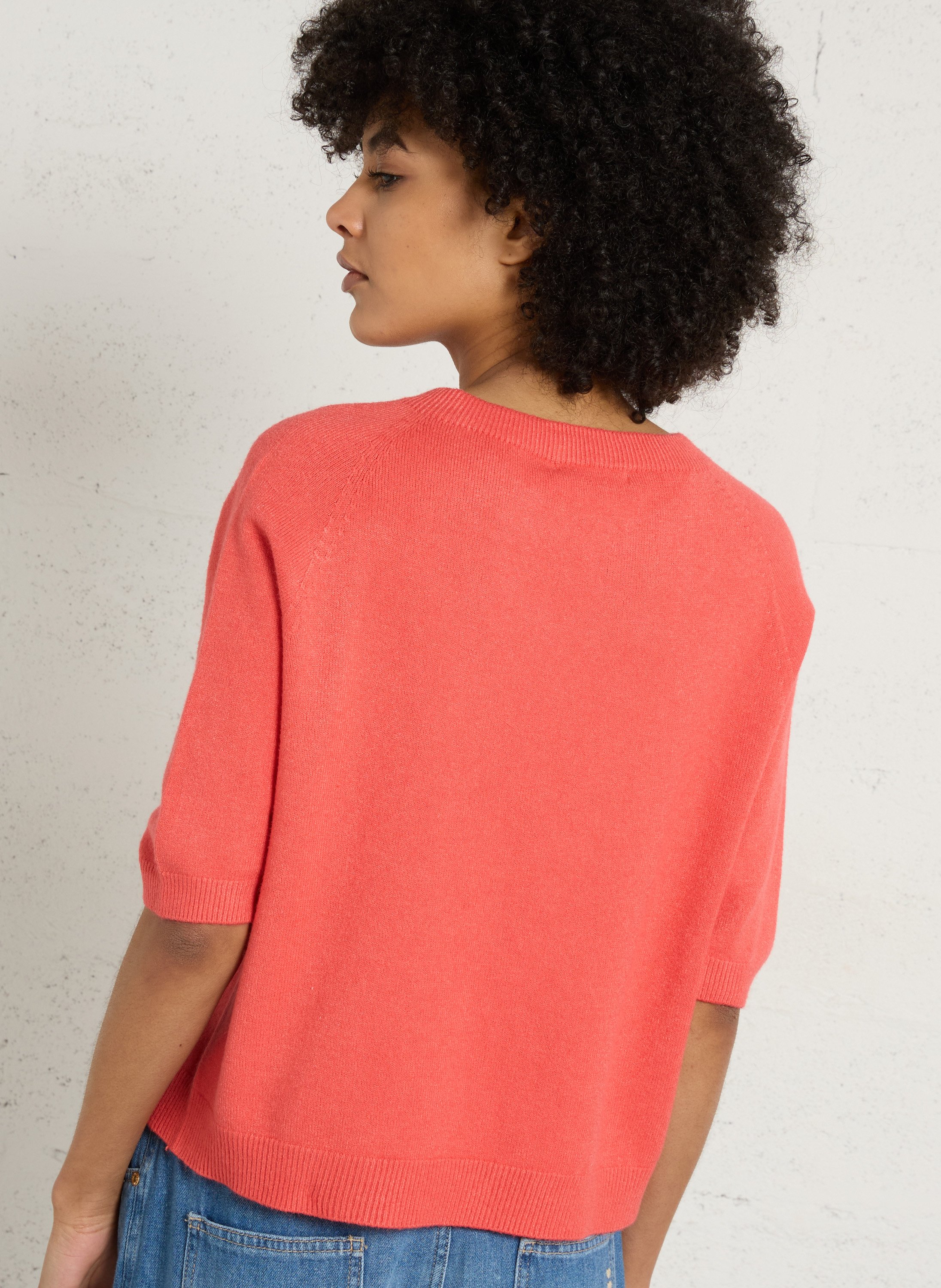 Oversized sweater PLEASE Orange