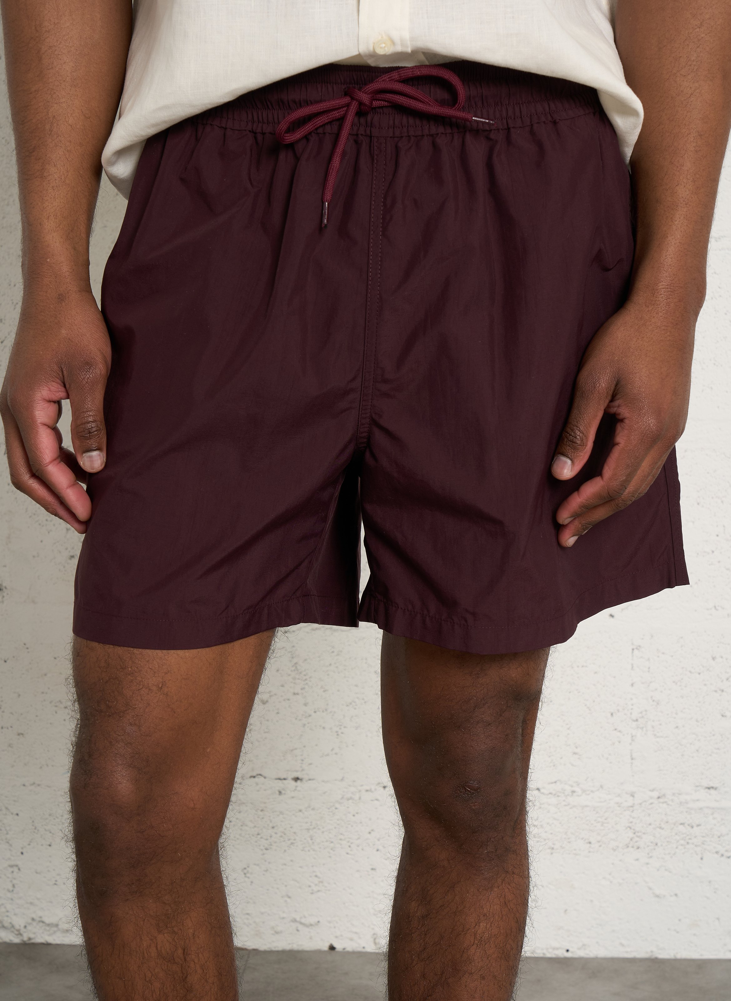 Gerade geschnittene Badeshorts COLORFUL STANDARD Rot