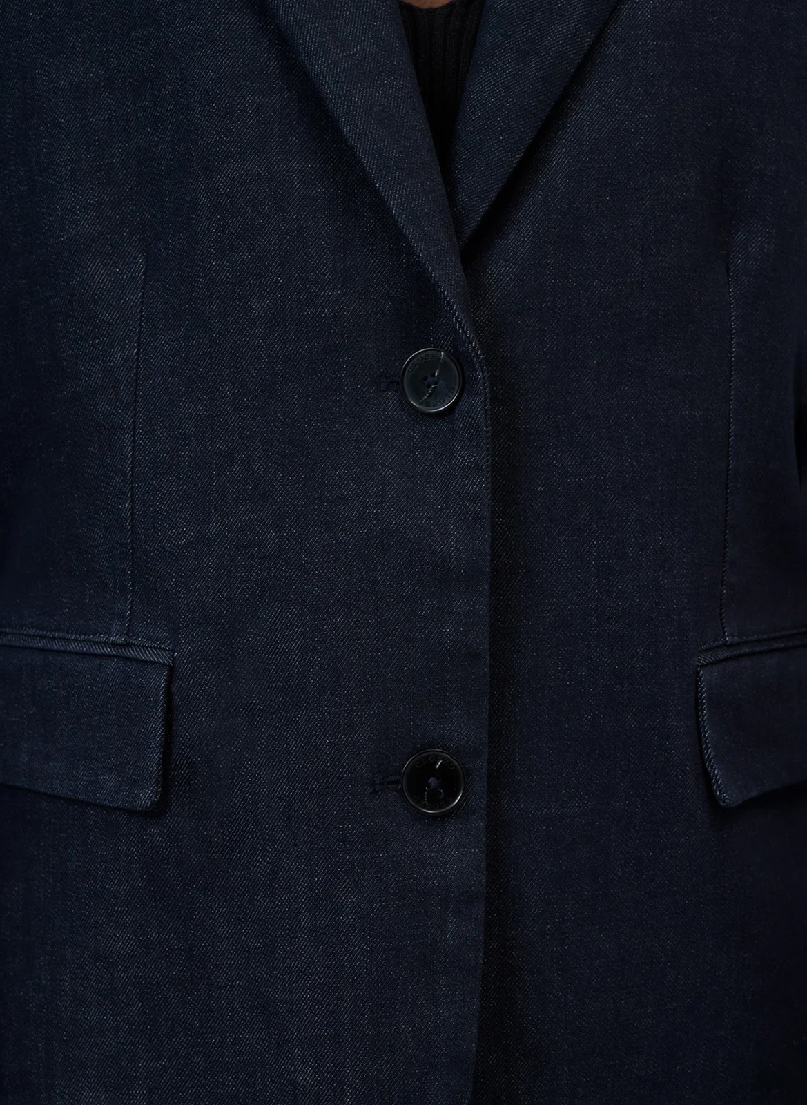 Blazer col tailleur en coton  CLOSED Bleu