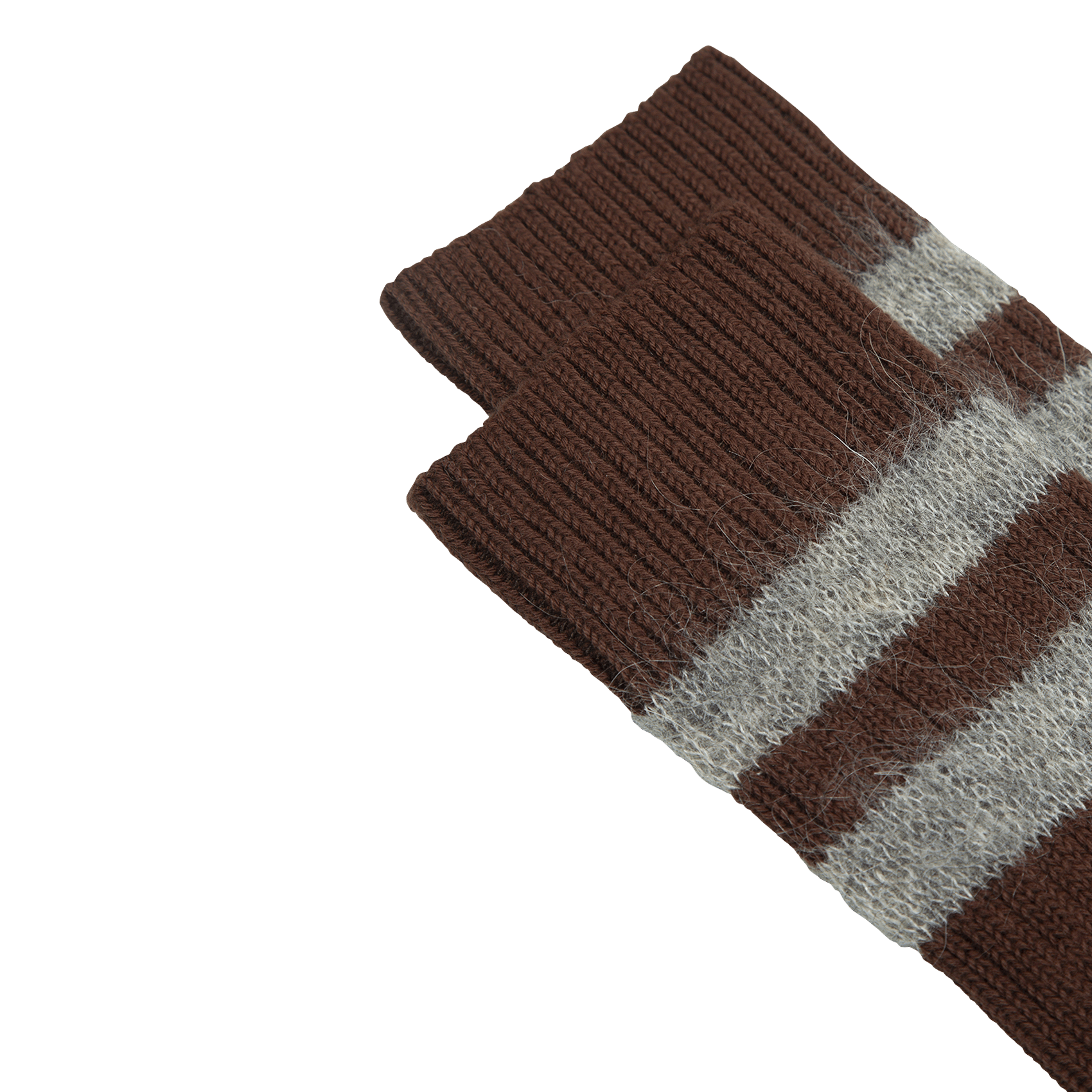 Chaussettes en coton mélangé ANT45 Marron