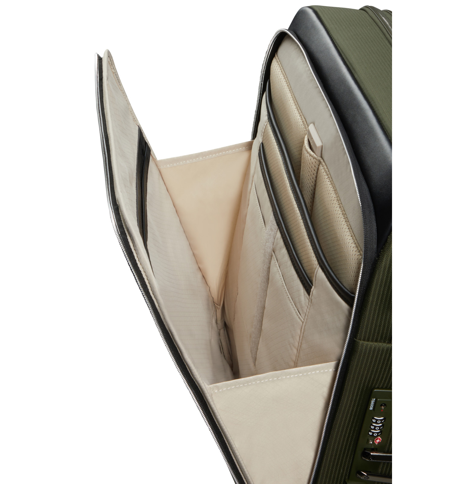 Splendix 4-wheel small suitcase SAMSONITE Green