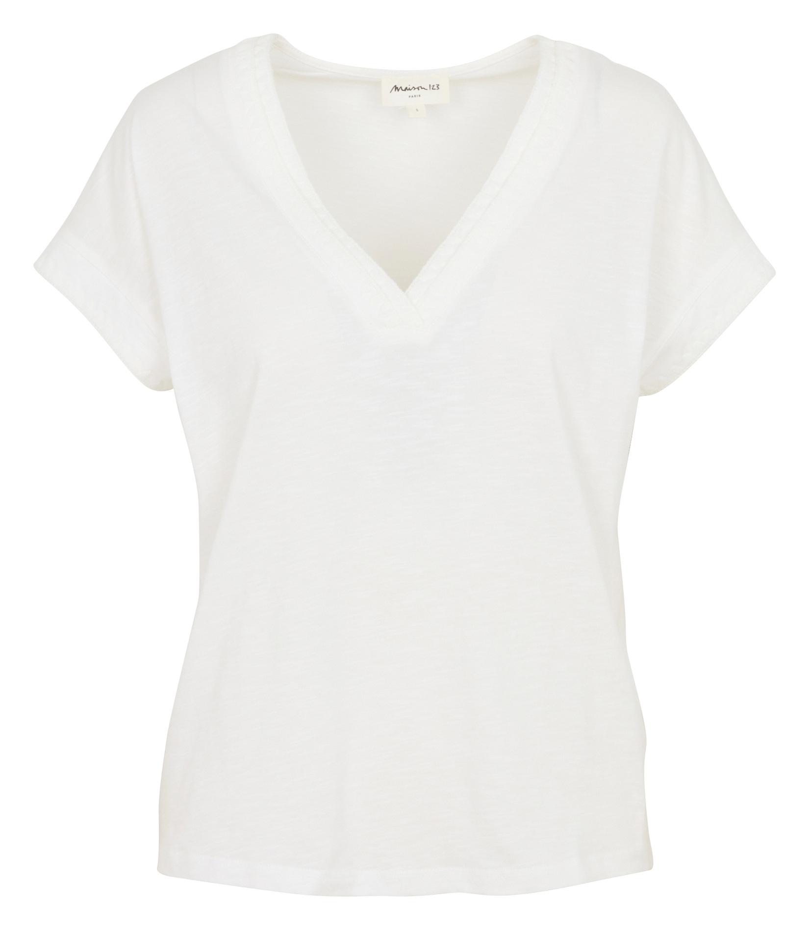 Fitted cotton t-shirt MAISON 123
