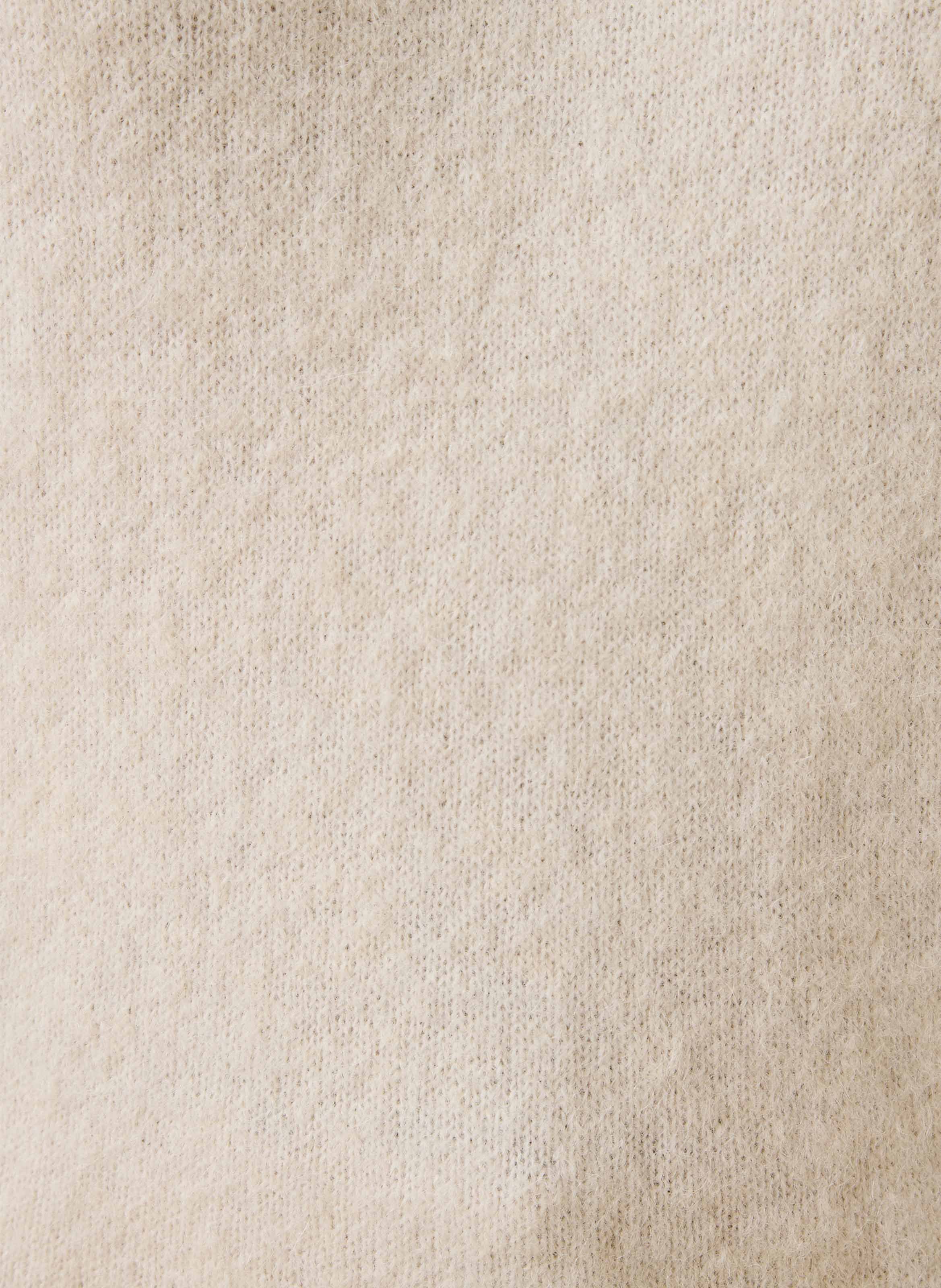 Round-neck alpaca-blend sweater LA FEE MARABOUTEE White