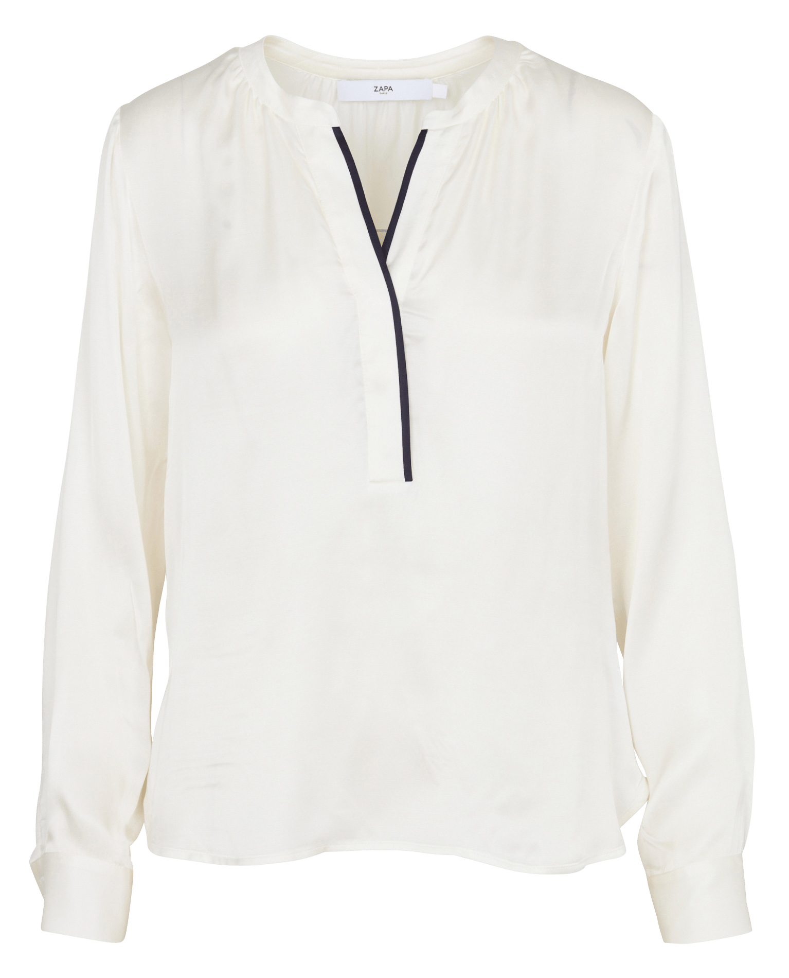 Wijdvallende blouse met lange mouwen ZAPA Wit