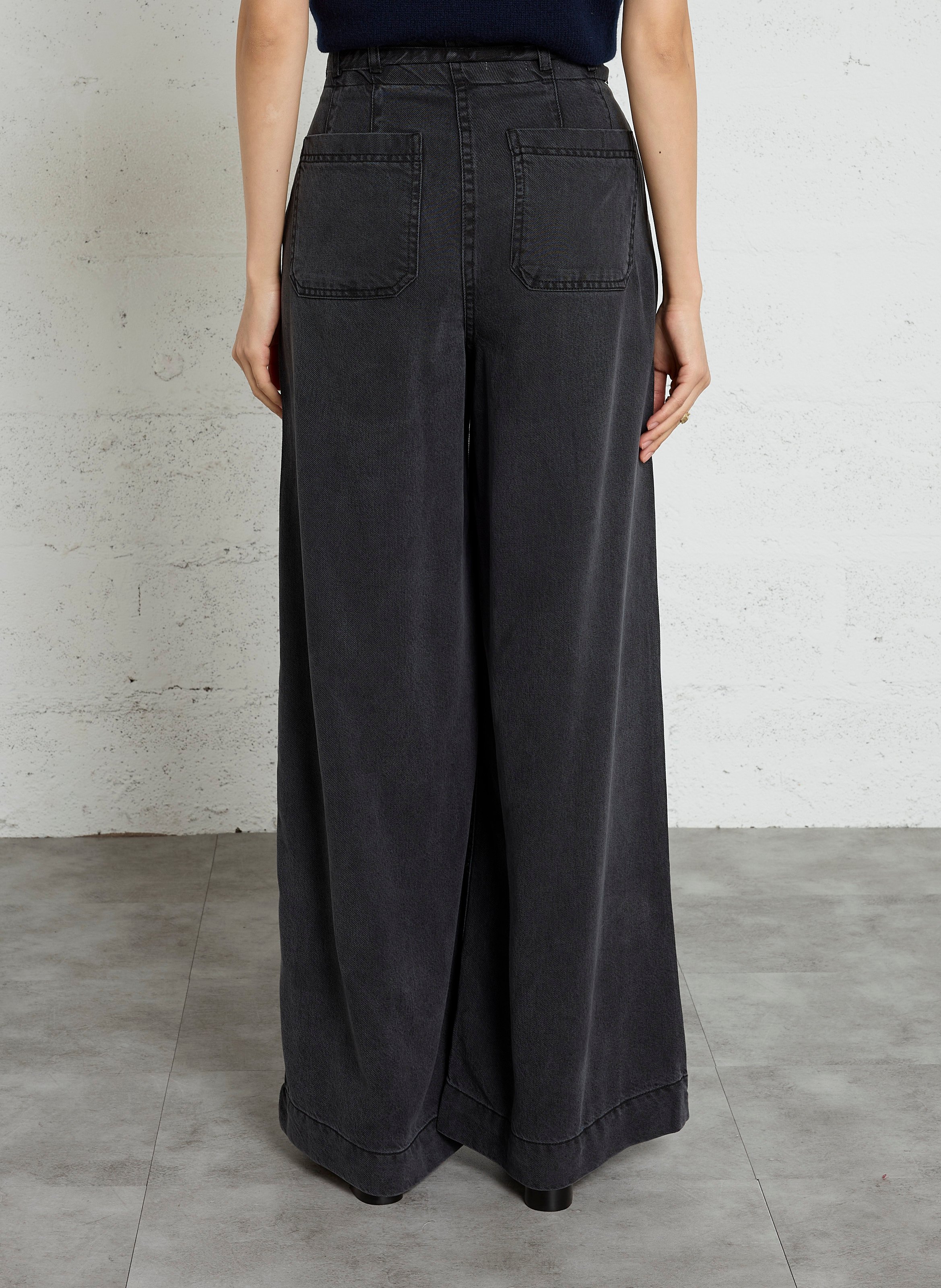 Mit Strass besetzte Jeans IKKS Grau